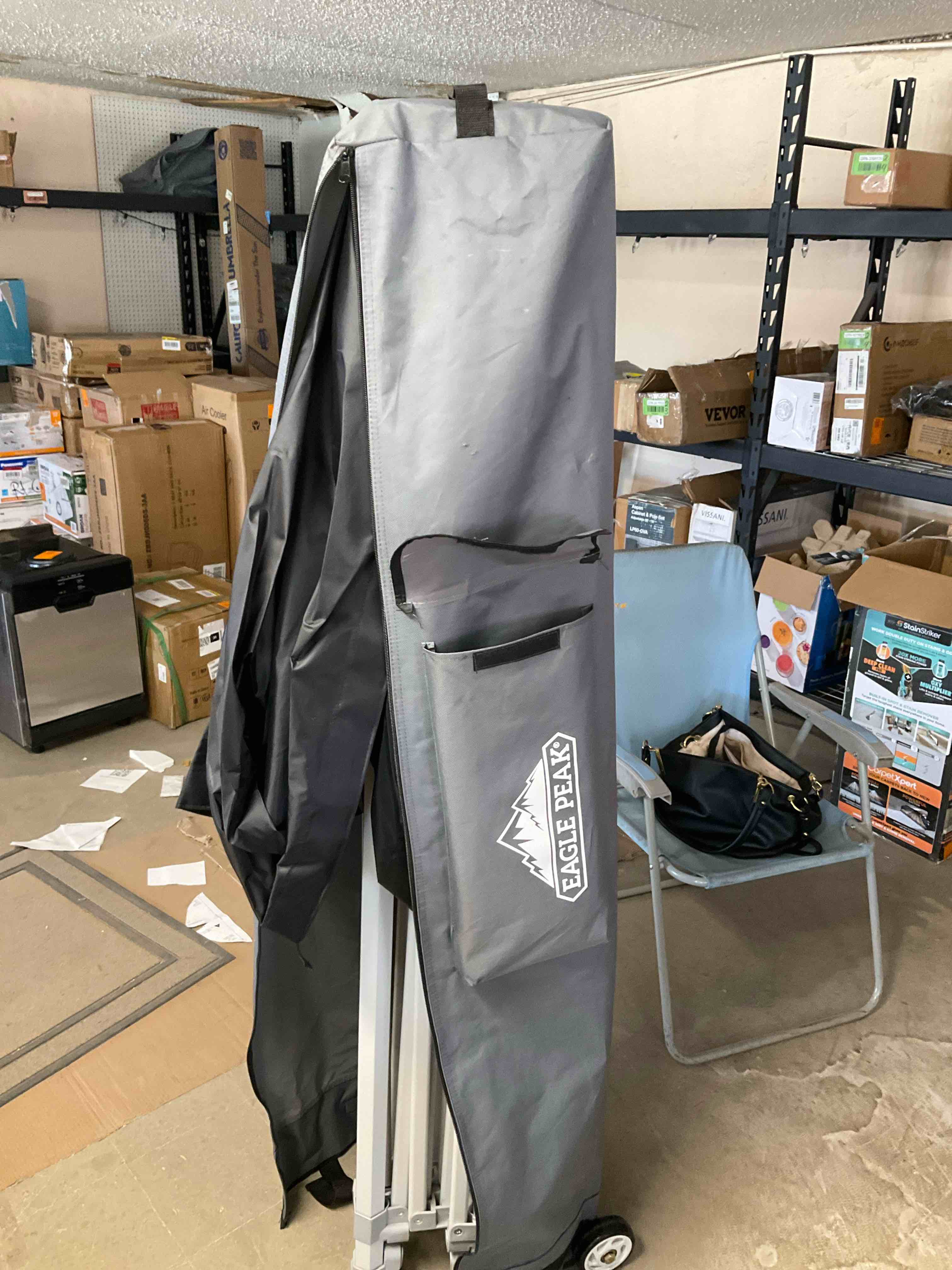 Condition photo showing New/Like New for eagle peak heavy duty 10’x10’ canopy black 