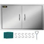 Vevor stainless steel outdoor BBQ door 36”x 21” with handles 