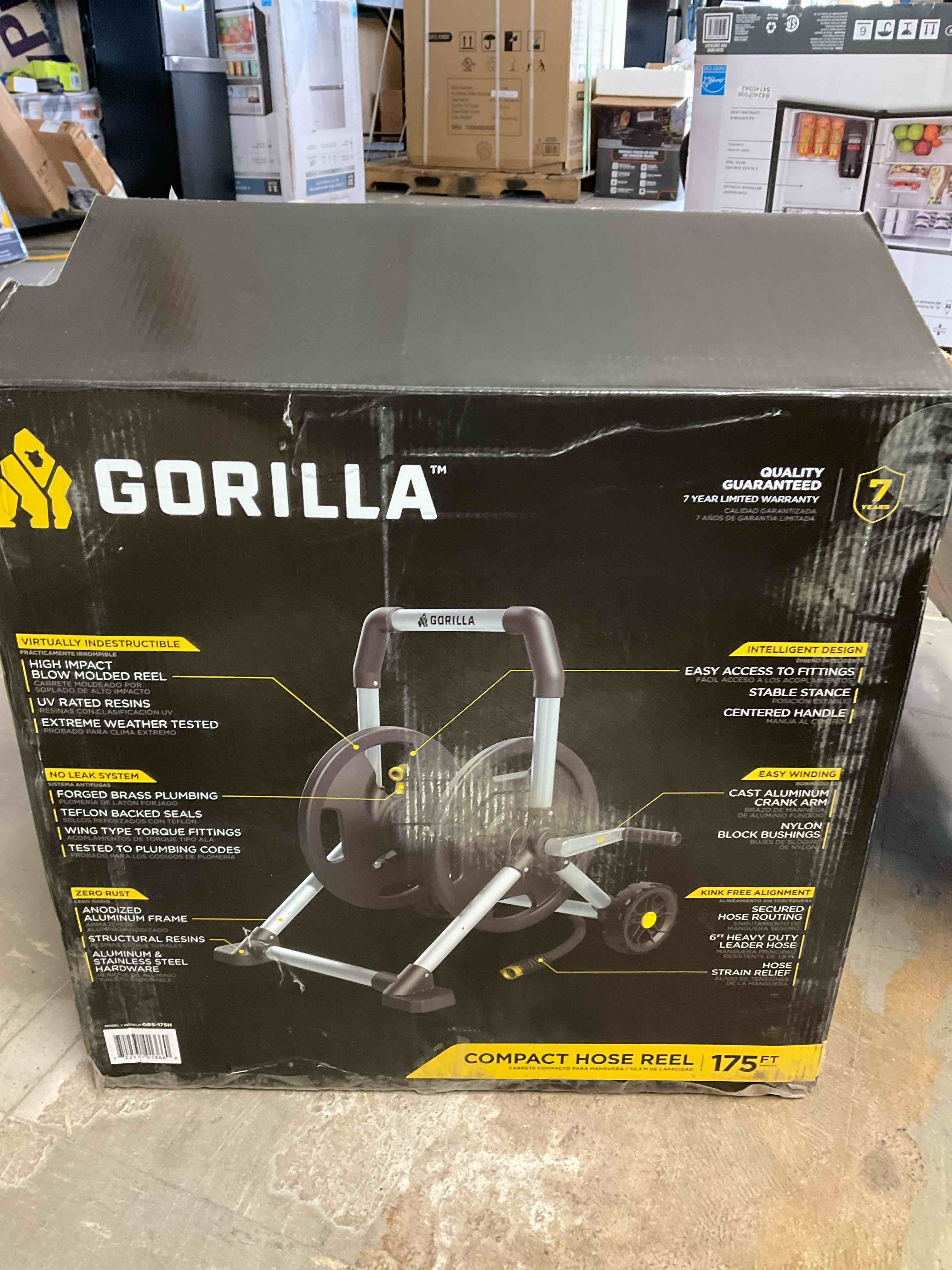 175 ft. Aluminum Zero Rust Mobile Hose Reel