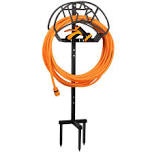WaLensee Garden hose holder Garden Hose Stand Steel Hose Storage Freestanding Garden Hose Holder with Layer of Storage Questions