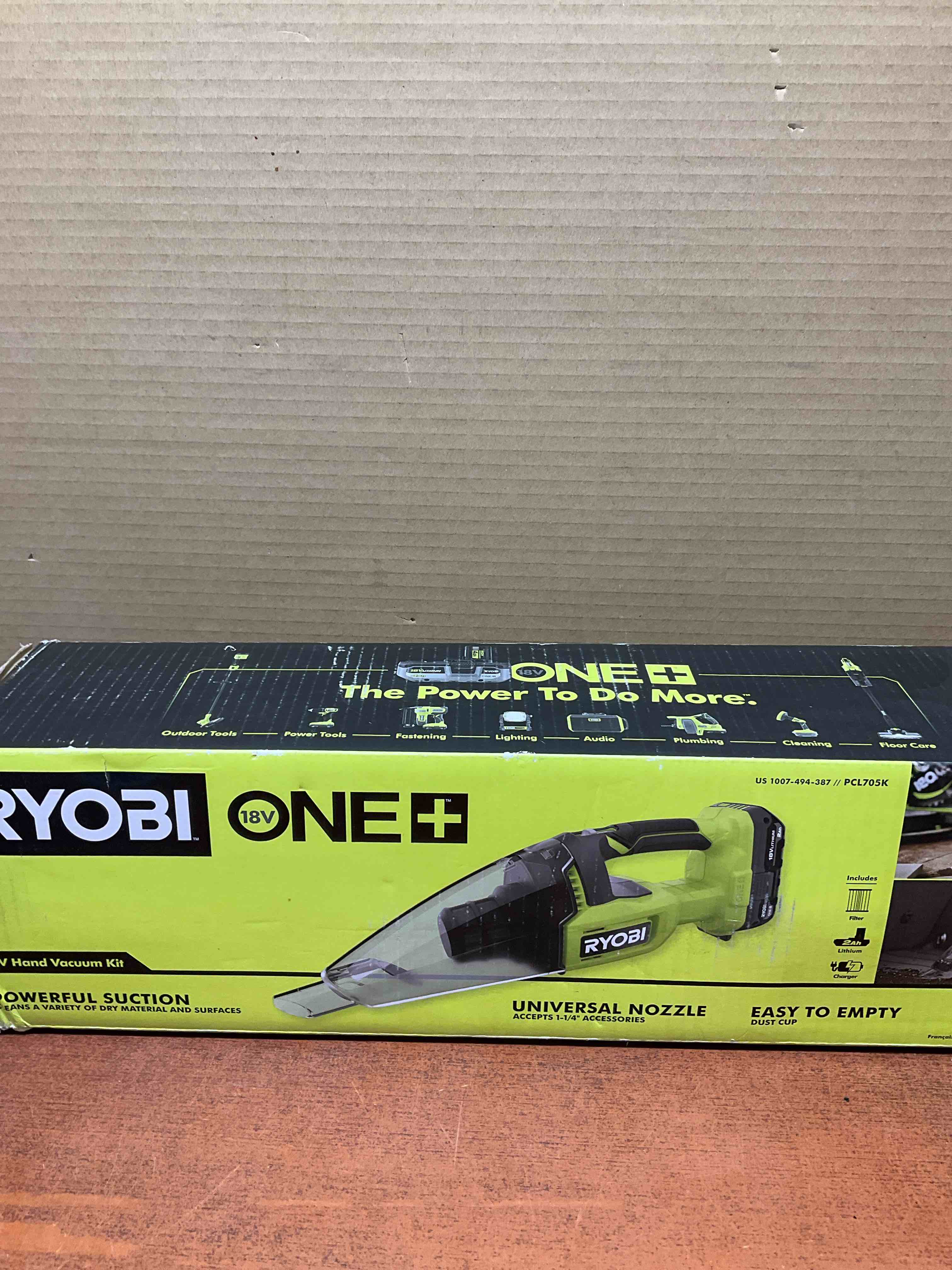ONE+ 18V Cordless Multi-Surface Handheld Vacuum Kit with 2.0 Ah Battery and Charger