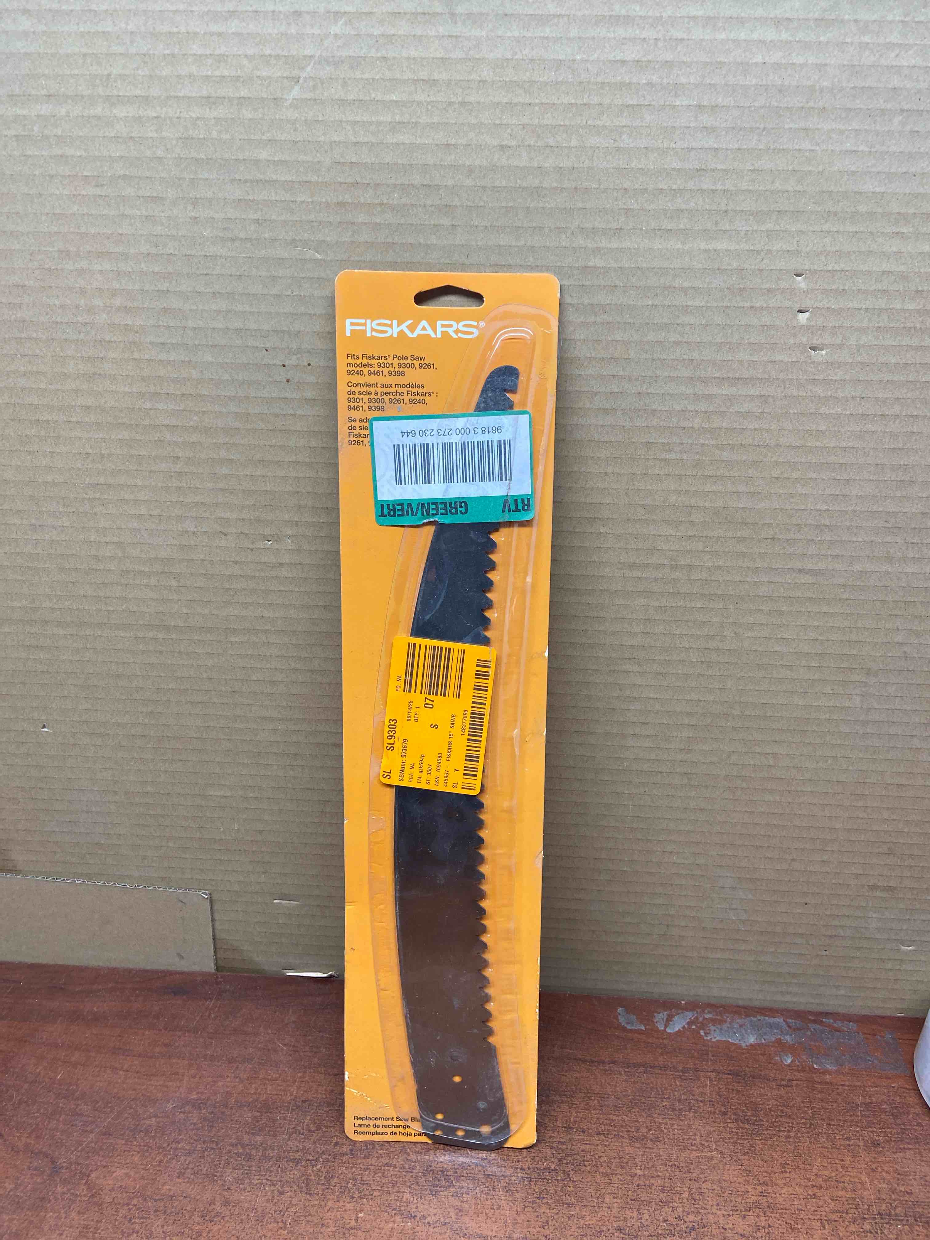 Fiskars 93336920K 15 in Tree Pruner Saw Blade