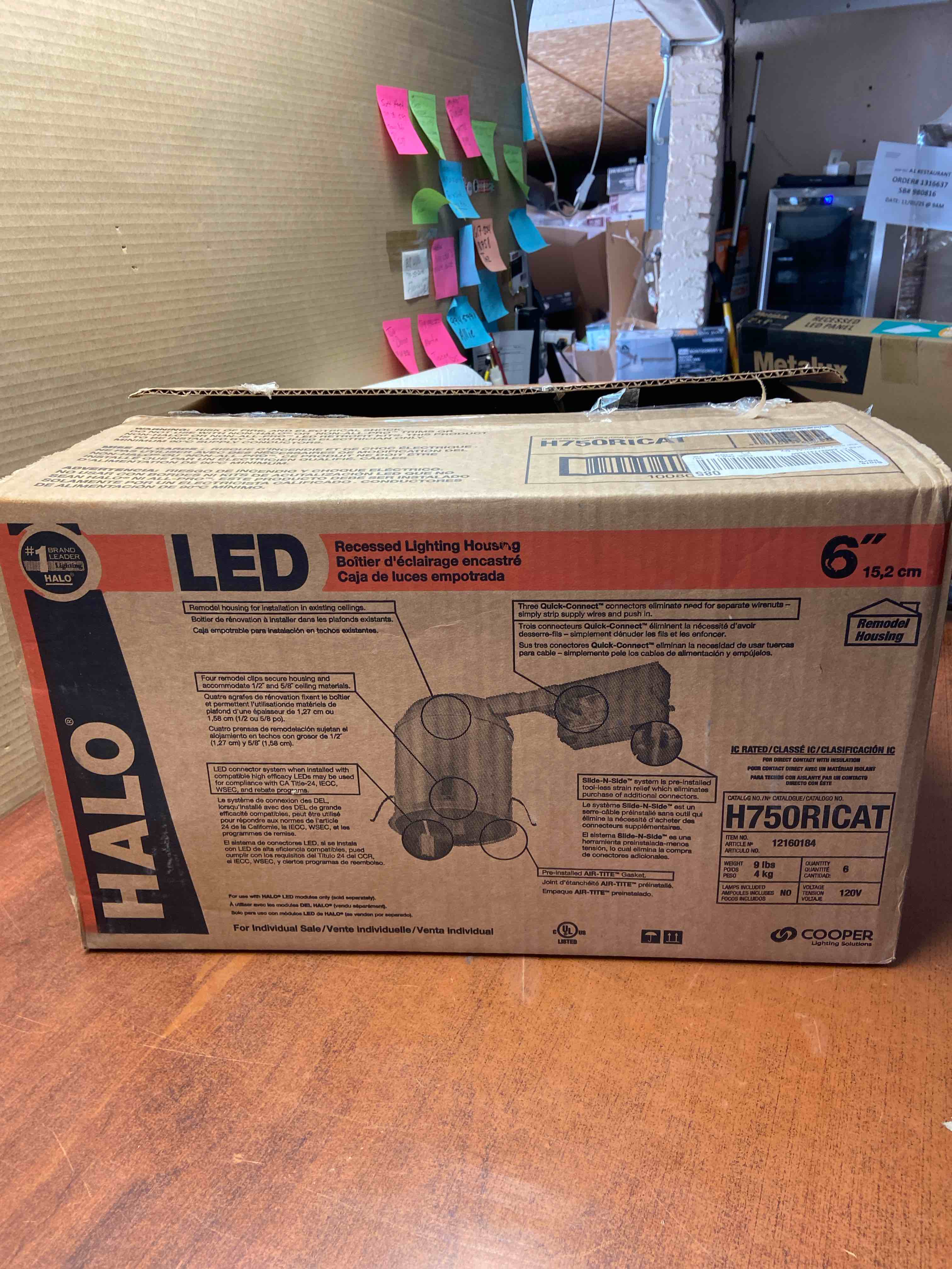 Halo 11888778 Light Housing  6 in Dia Recessed Can  Aluminum