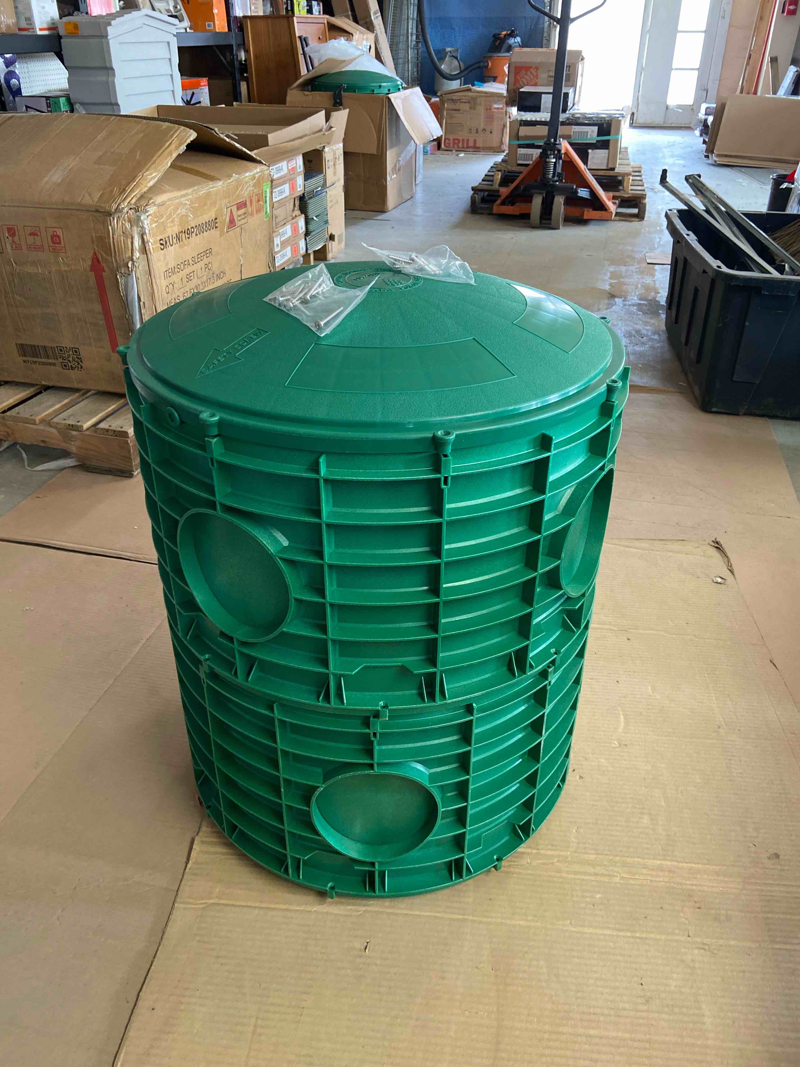 Tuf-Tite 24”x20” sewage basin riser with lid 