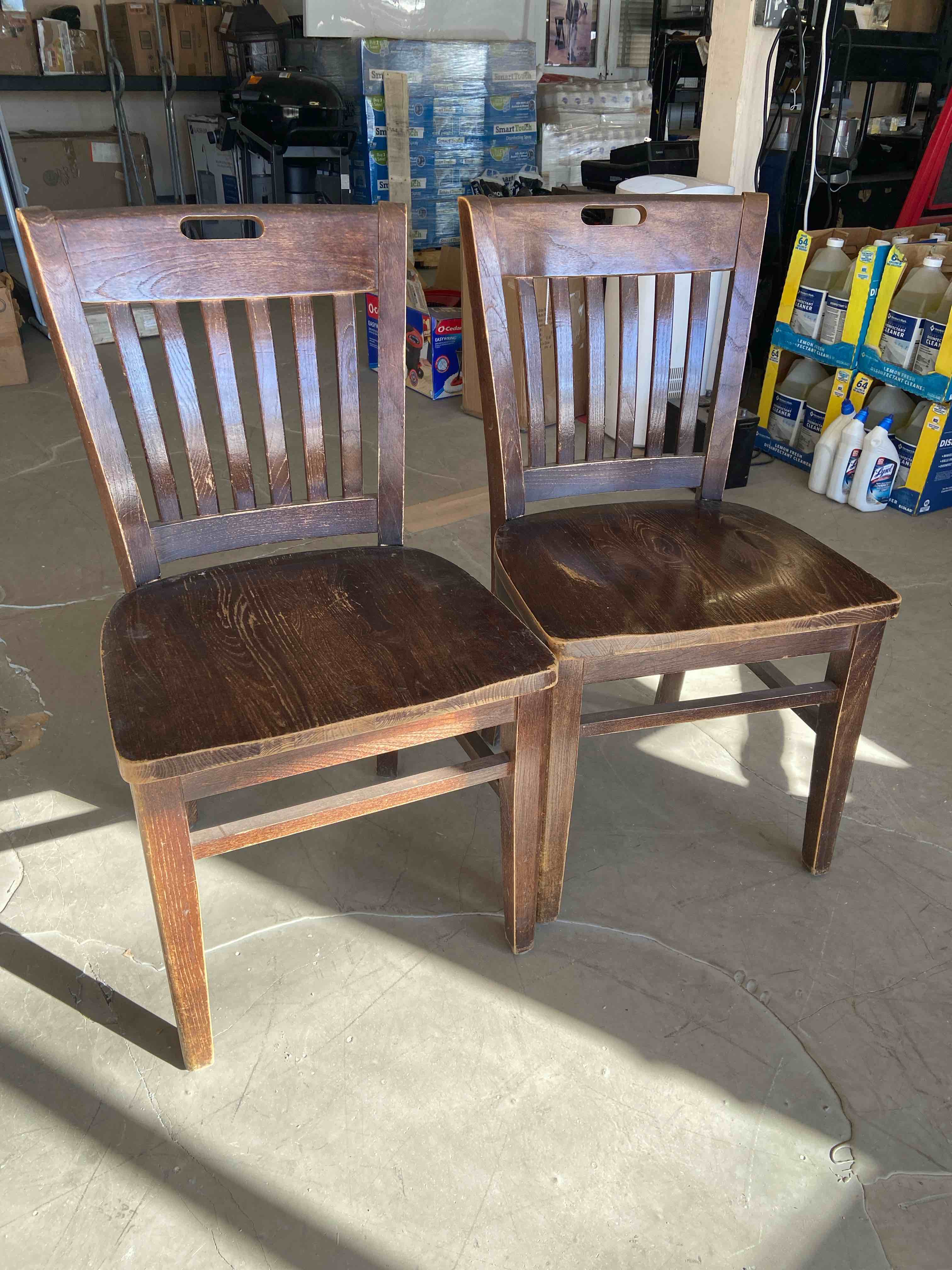 Solid wood Steakhouse chair** please see pictures for condition **