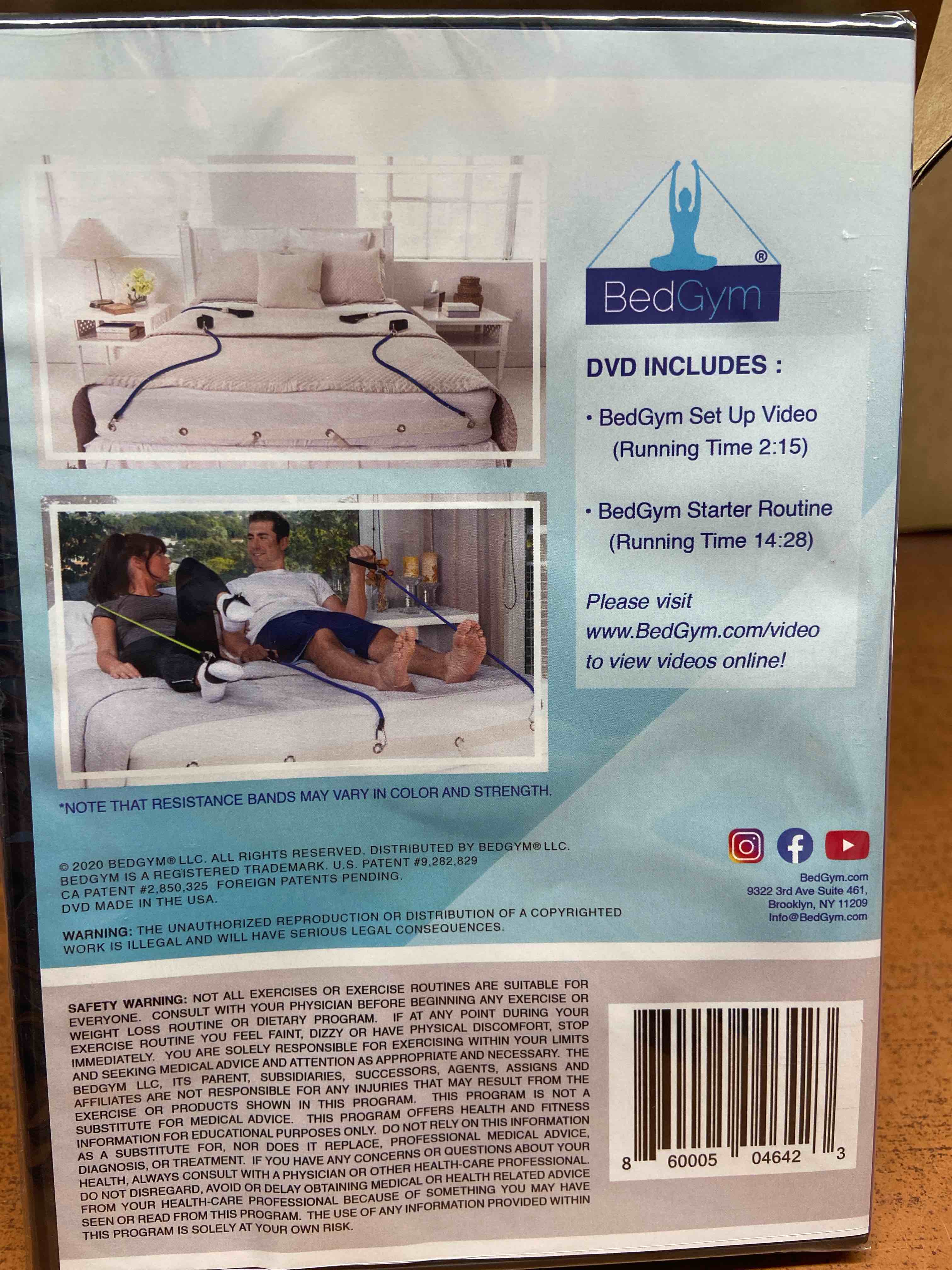 Bed Gym resistance band training system