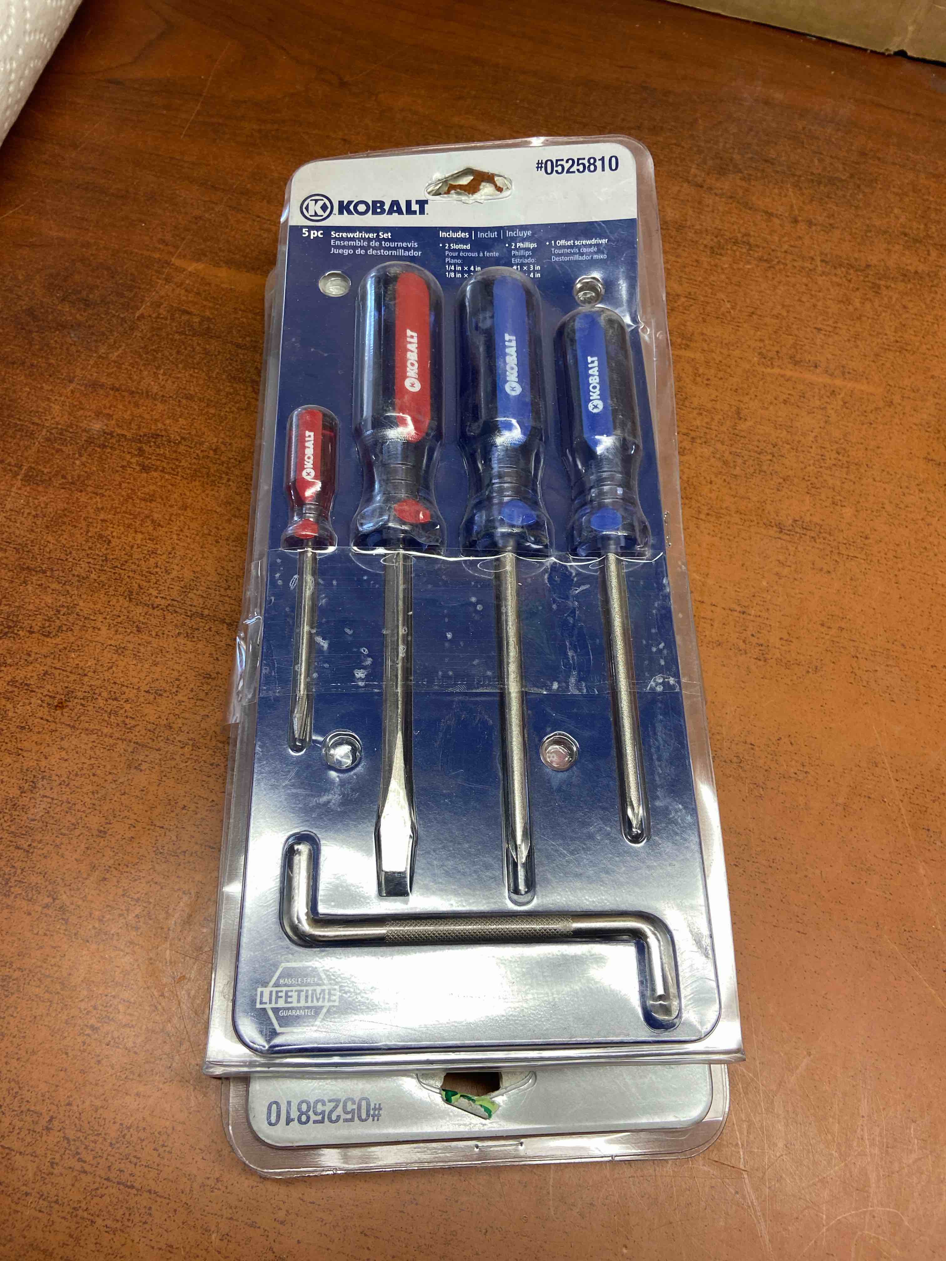 Kobalt 5-Piece Variety Pack Screwdriver Set