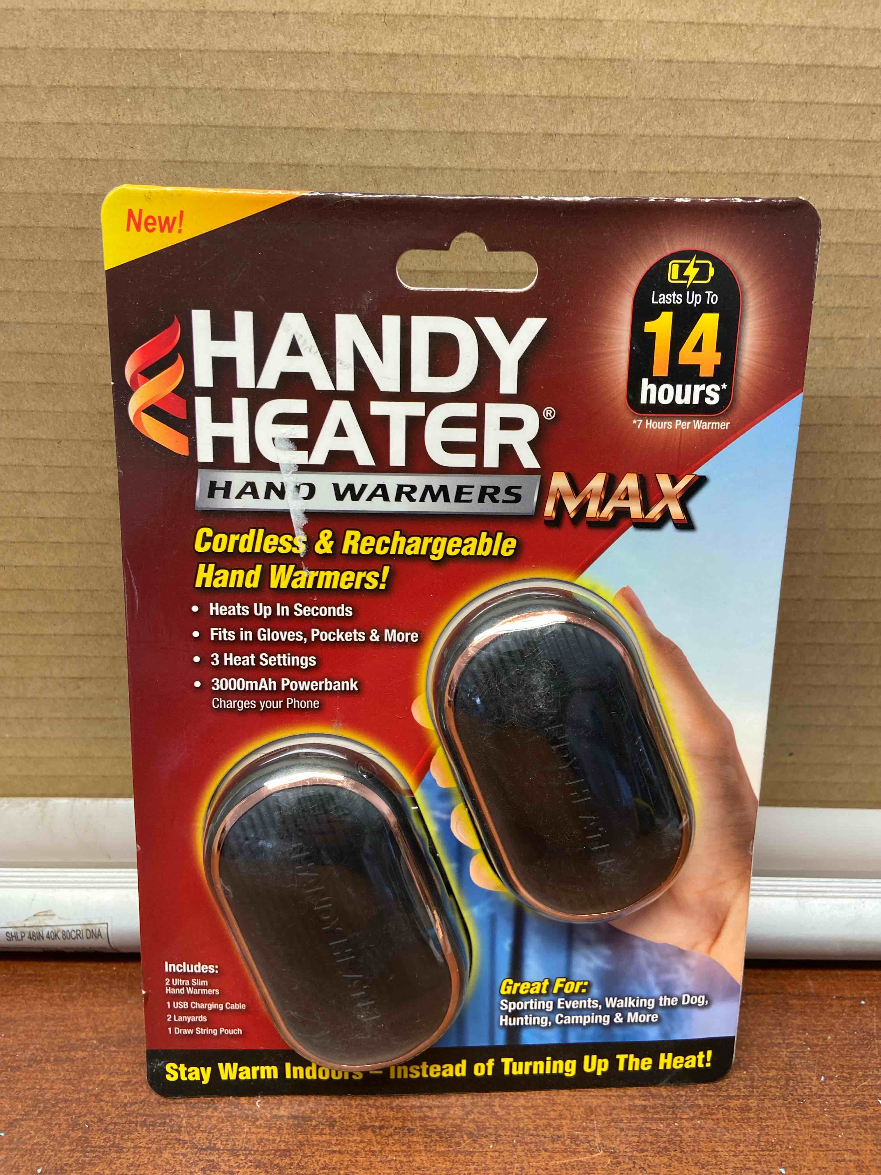 12.5-Watt Electric Personal Hand Warming Fan Forced Air Heater Furnace (2-Pack)