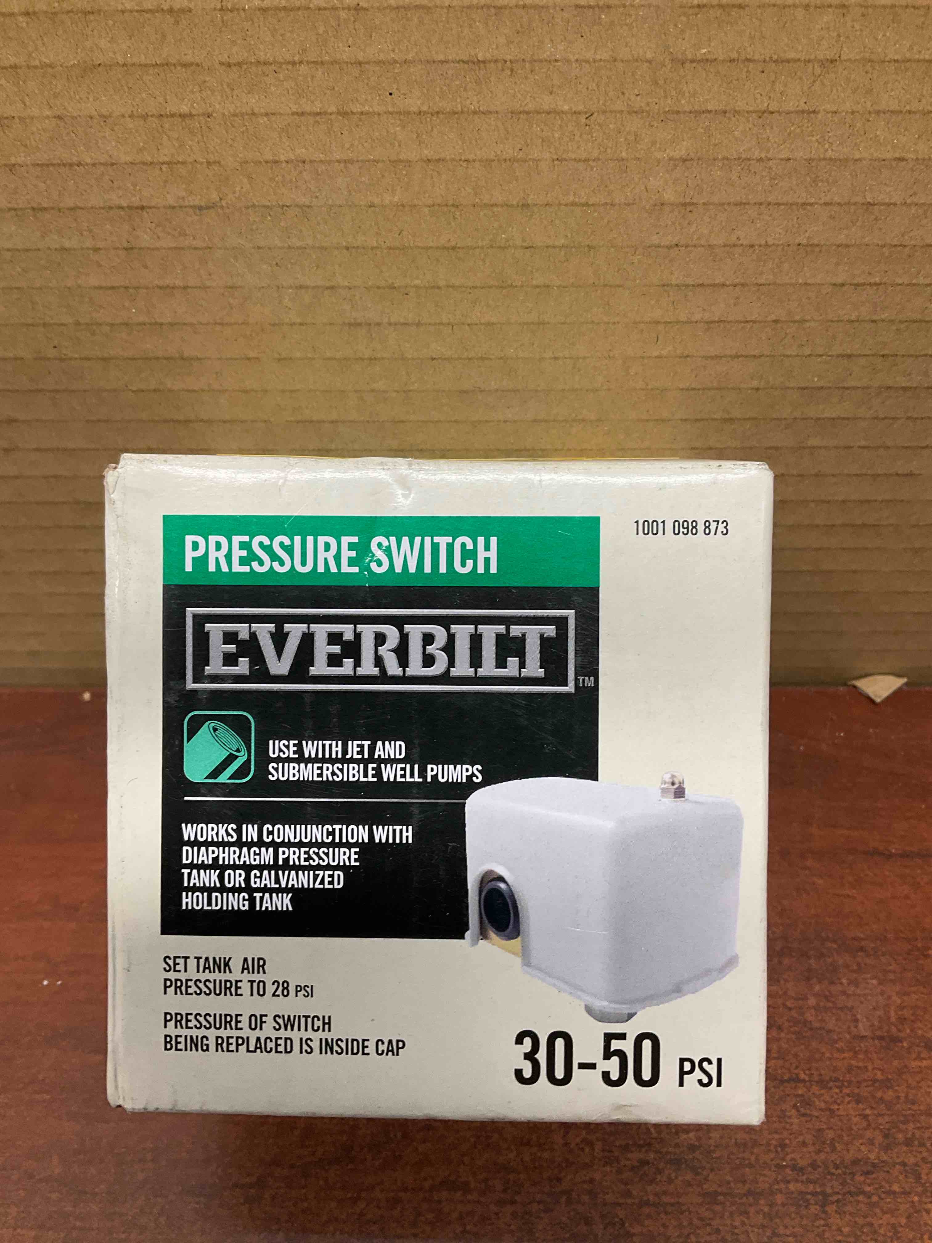 Everbilt Shower Hardware 30/50 Pressure Switch for Well Pumps EBPS3050