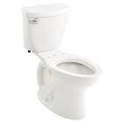 Cadet 3 10 in Rough Two-Piece 1.28 GPF Single Flush Elongated Chair Height Toilet with Slow-Close Seat in White