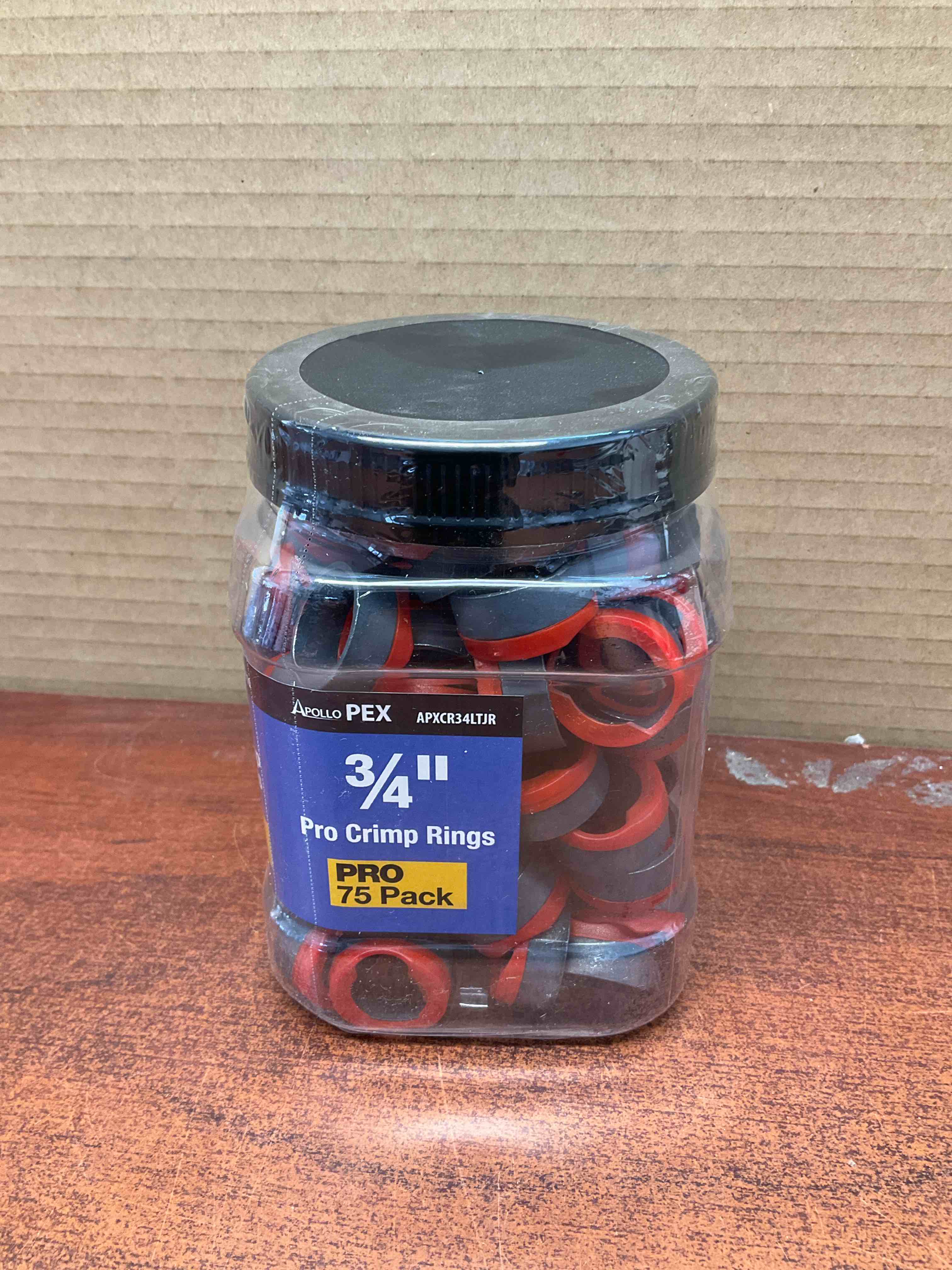 Apollo APXCR34LTJR PEX Crimp Rings  3/4 Inch  Copper