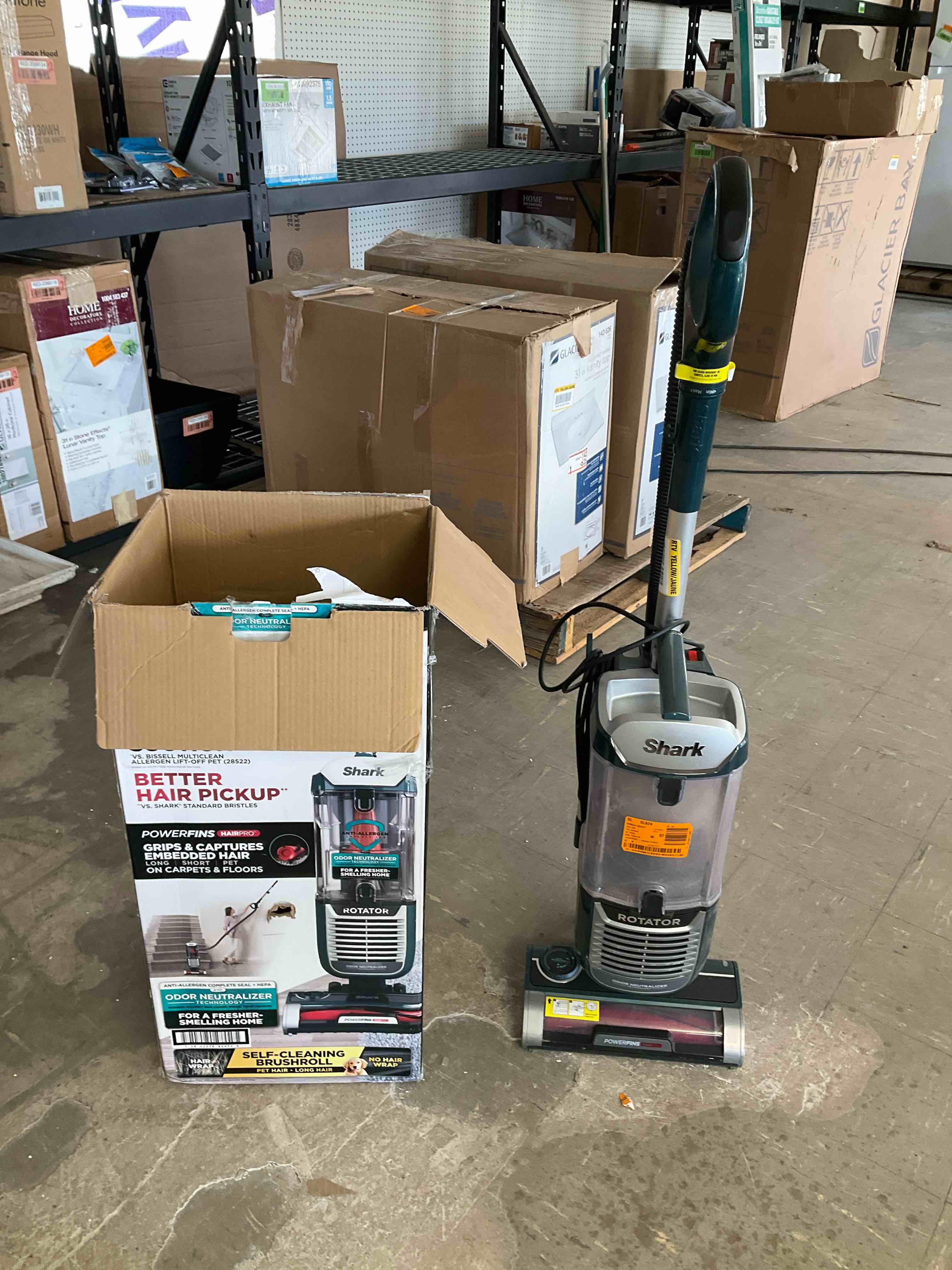 Rotator Swivel Pro Bagless Corded HEPA Filter Upright Vacuum *** Vacuum was previously used***for Multisurface, Carpet & Hardwood/ Wood Laminate in Green