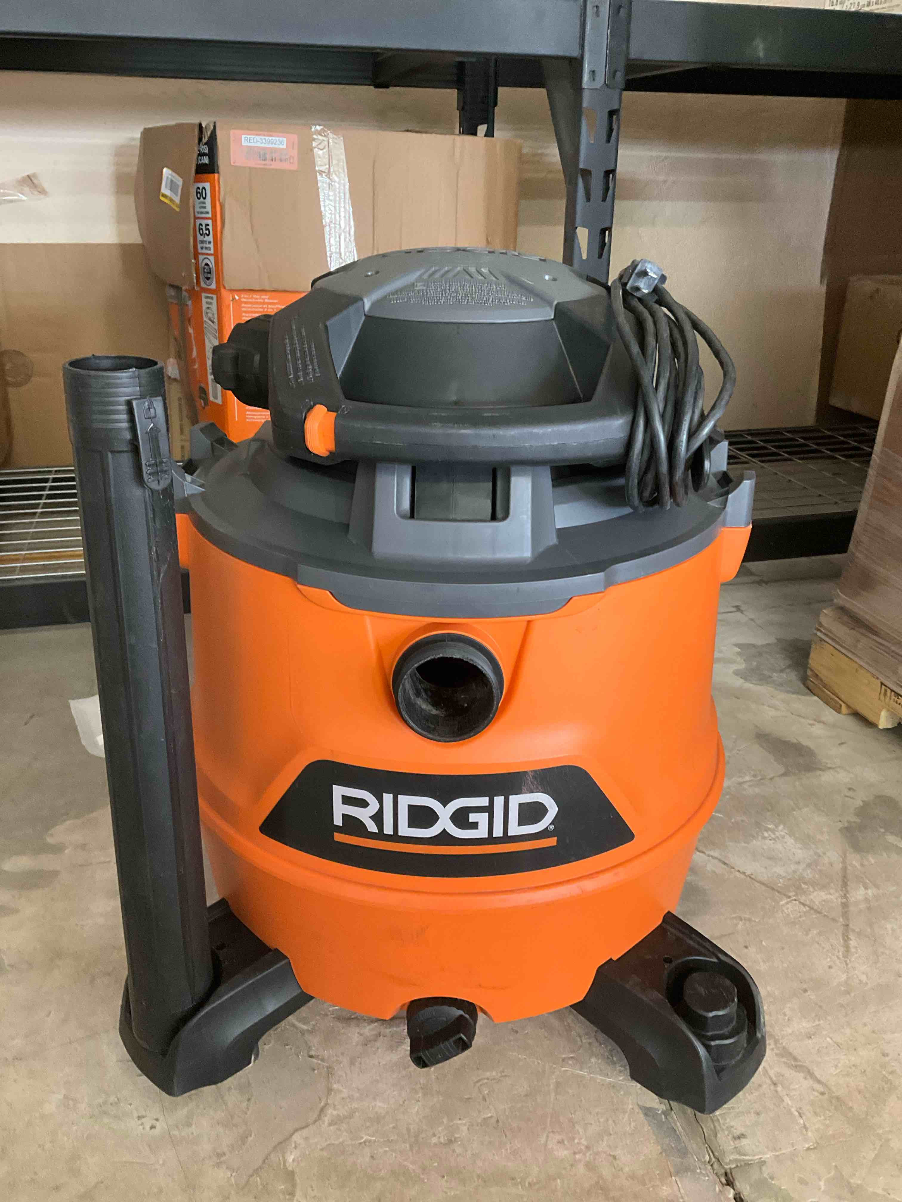 16 Gallon 6.5 Peak HP NXT Shop Vac Wet Dry Vacuum with Detachable Blower, Filter, Locking Hose and Accessories