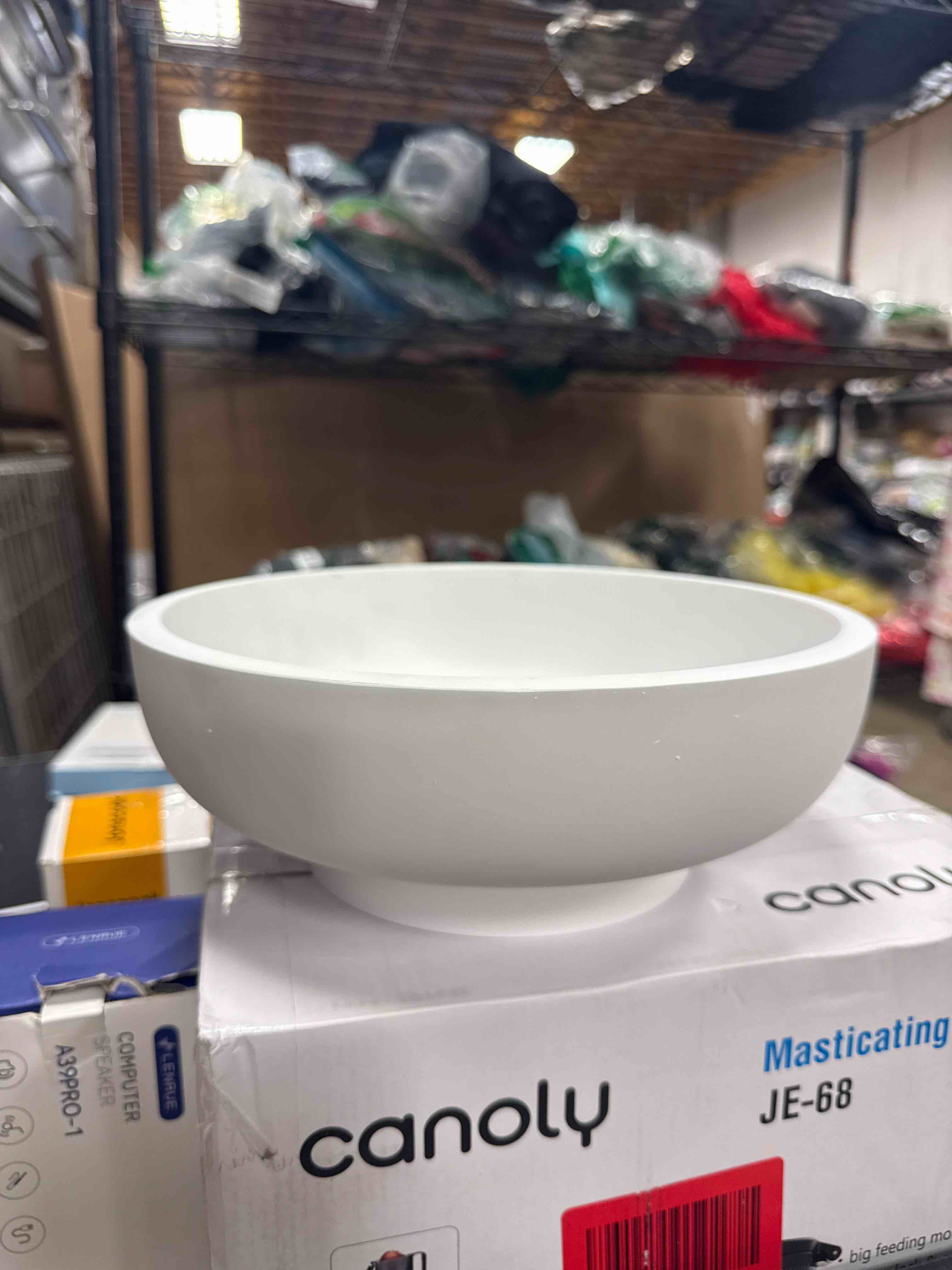 White Bowl (possibly ceramic)
