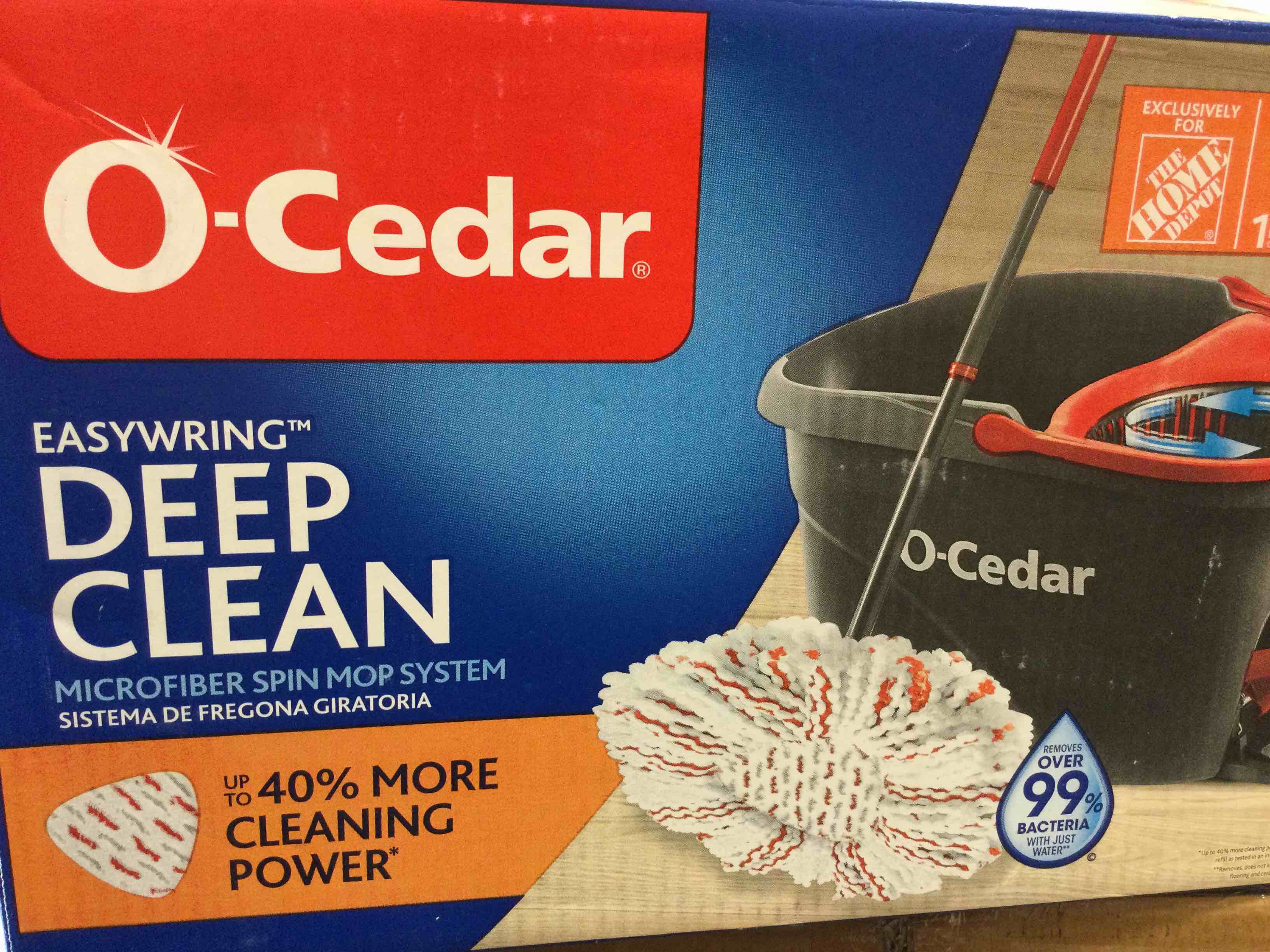 O-Cedar Easy Wring Deep Clean Microfiber Mop System