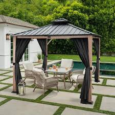 Hampton Bay Lorston 9.8 x 9.8 ft. Gazebo Replacement Netting