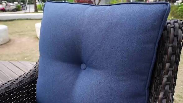 22 in. x 24 in. CushionGuard Deep Seating Outdoor Lounge Chair Replacement Cushion