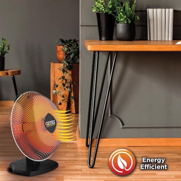 HANDY HEATER 1200-Watt Electric Ceramic Parabolic Space Heater