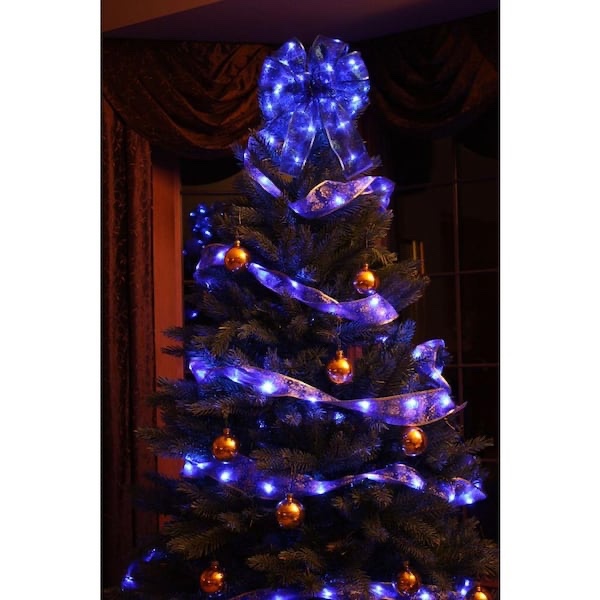 12 ft. 36-LED Blue Ribbon Lights