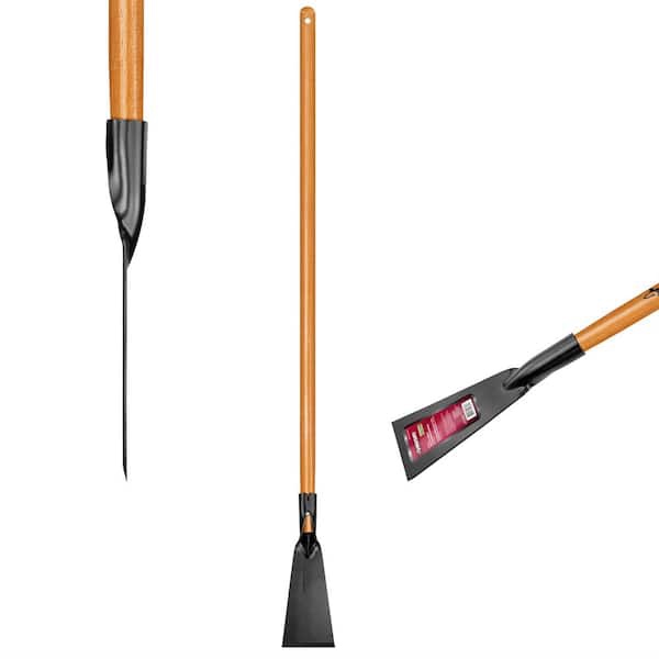 Husky 51 in. L Wood Handle 4.5 in. Steel Blade Heavy Duty Ice Scraper