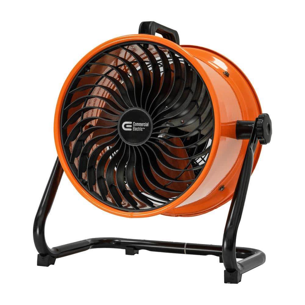 used. commercial electric 10 in. 3-speed high velocity turbo fan