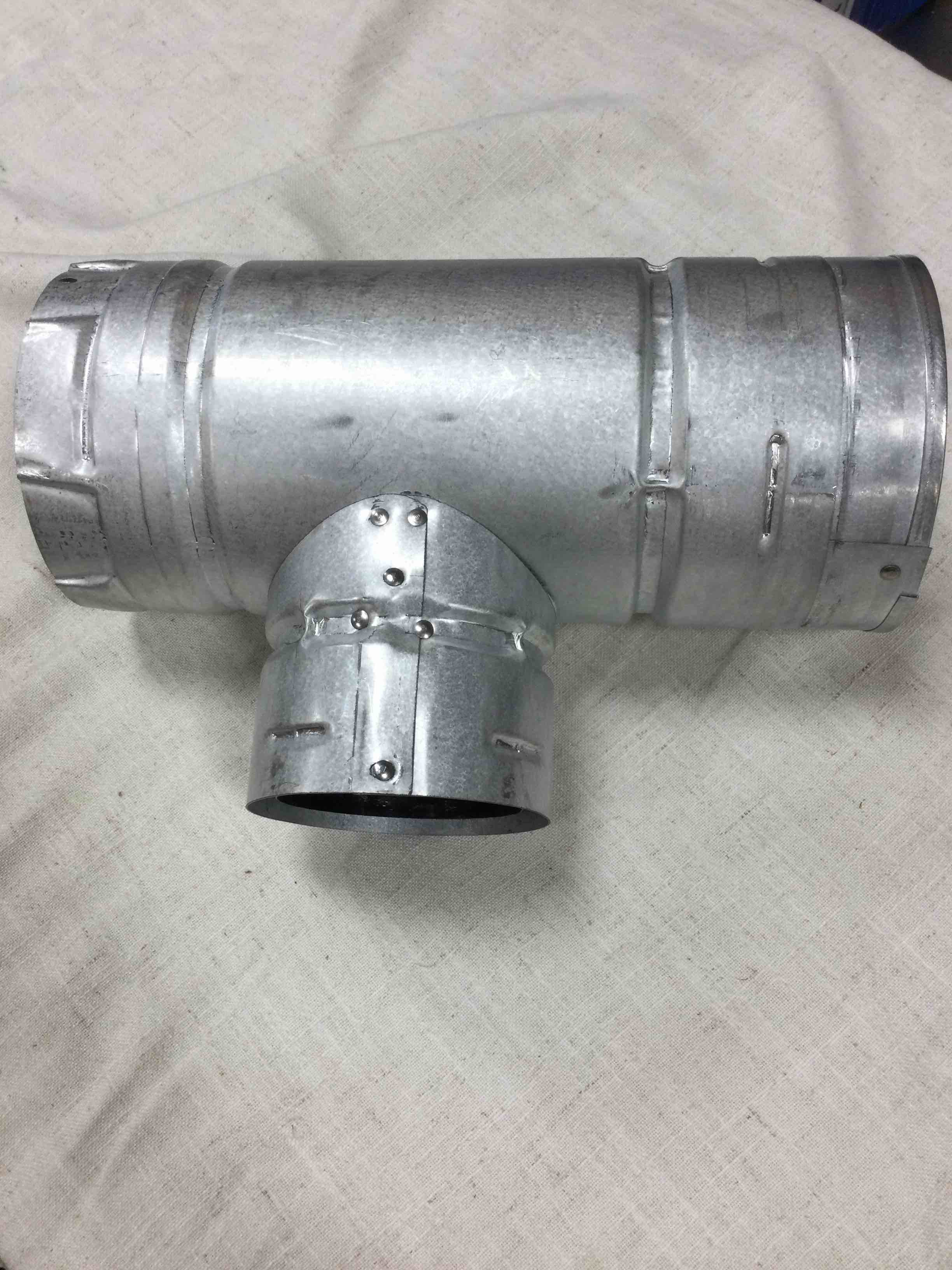 PelletVent Increaser Tee