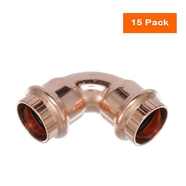 Viega ProPress 1/2 in. Press Copper 90° Elbow (15-Pack)