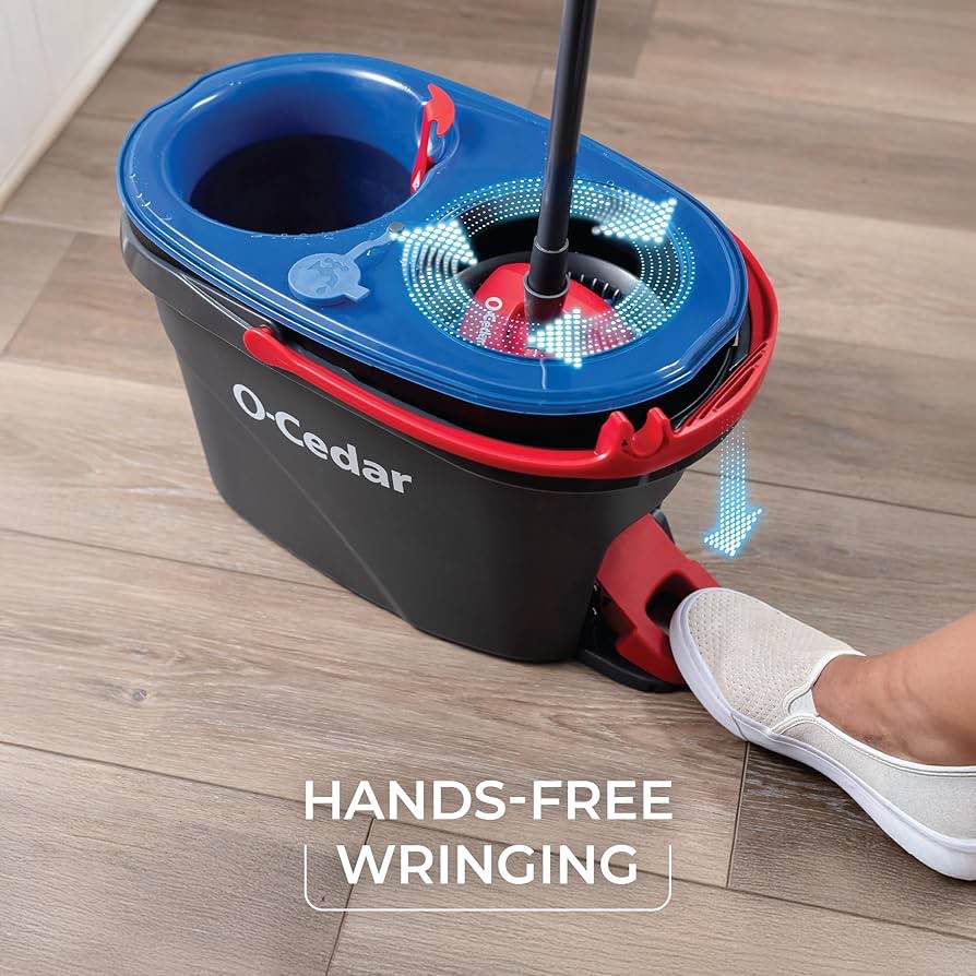 O-Cedar RinseClean Deep Clean Microfiber Spin Mop