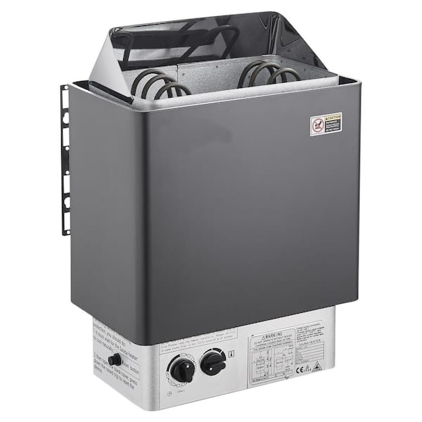 Sauna Heater 4.5 KW 220V Electric Sauna Stove 3h Timer Steam Bath Sauna Heater with Built-In Controls