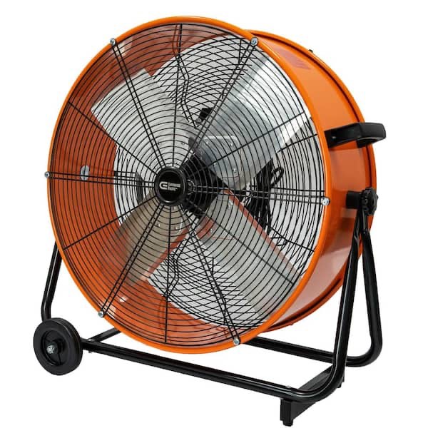 24 in. 2-Speed Heavy Duty Tilt Drum Fan