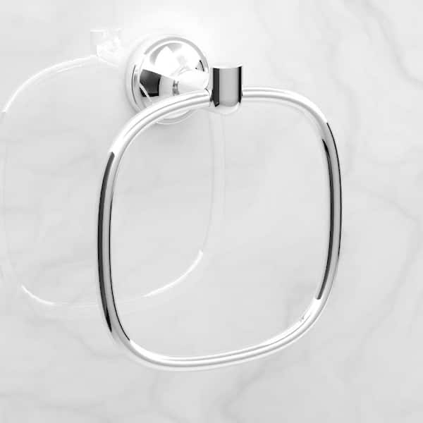 Lynstone Wall Mounted Towel Ring in Chrome