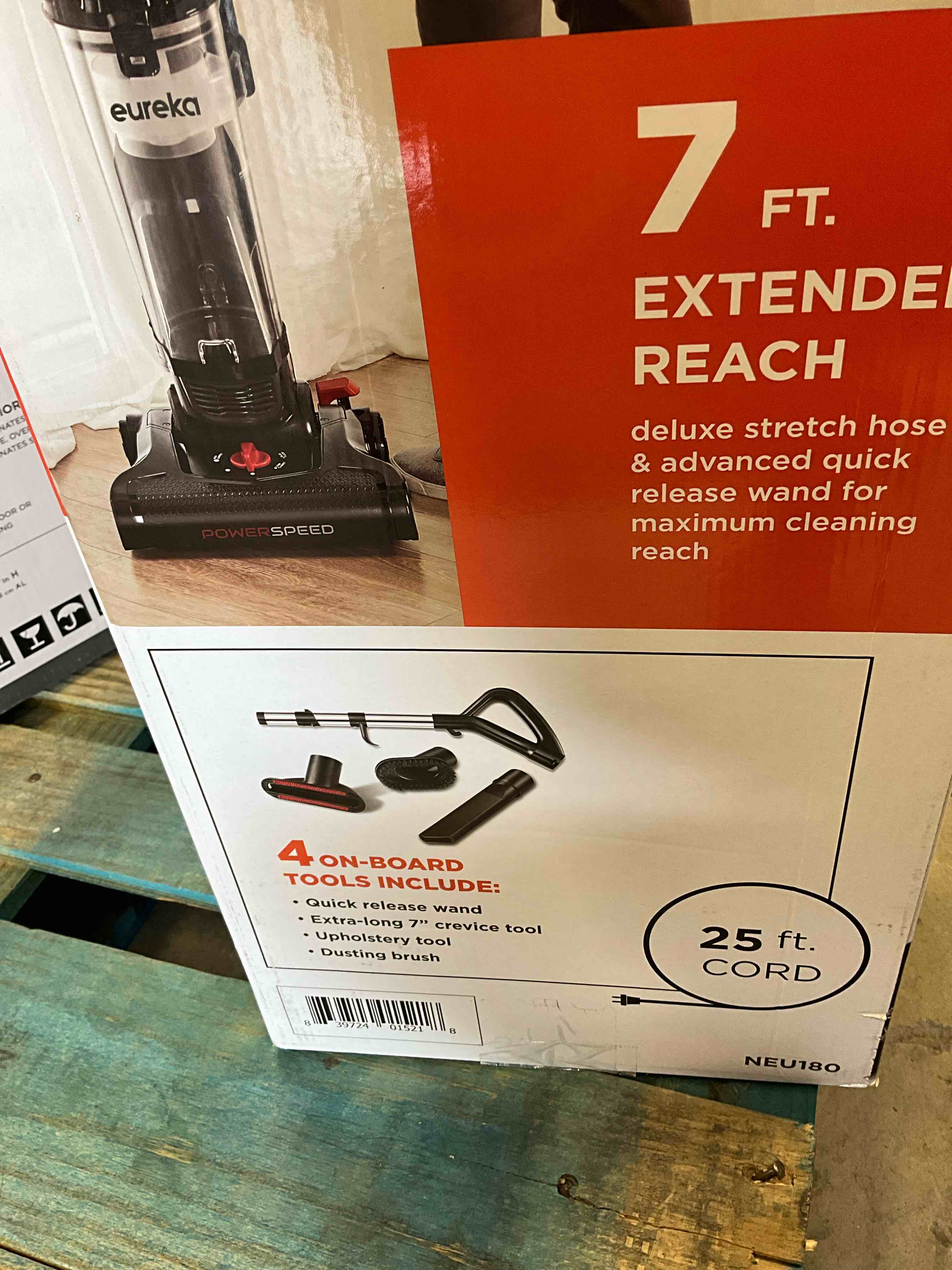 Condition photo showing Brand New for Eureka Power Speed Multi-Surface Lightweight Upright Vacuum  NEU180  New