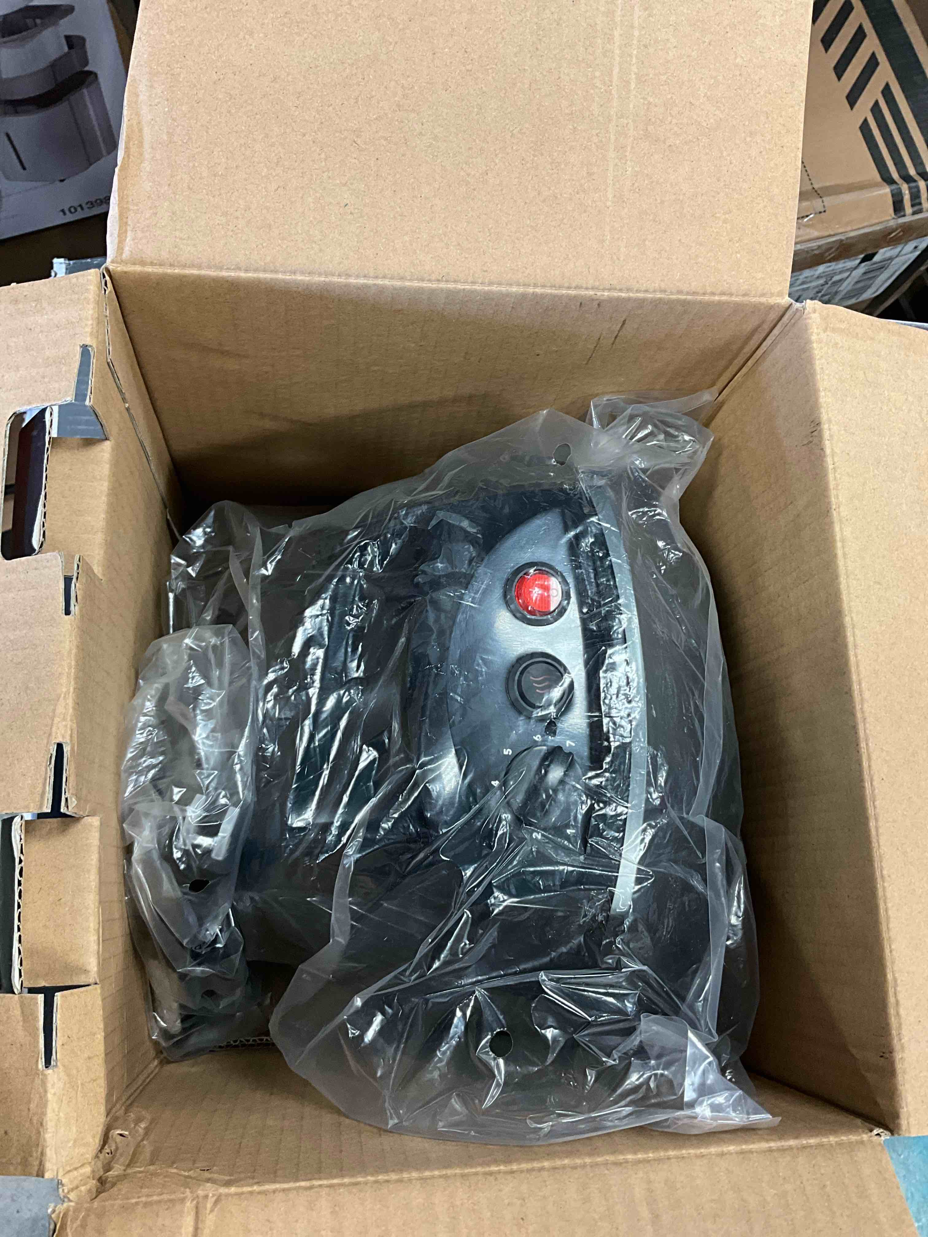 Condition photo showing Brand New for VH240 1500-Watt Gray Indoor Electric Fan Space Heater with Adjustable Thermostat , 3-Heat Settings, Safety Features