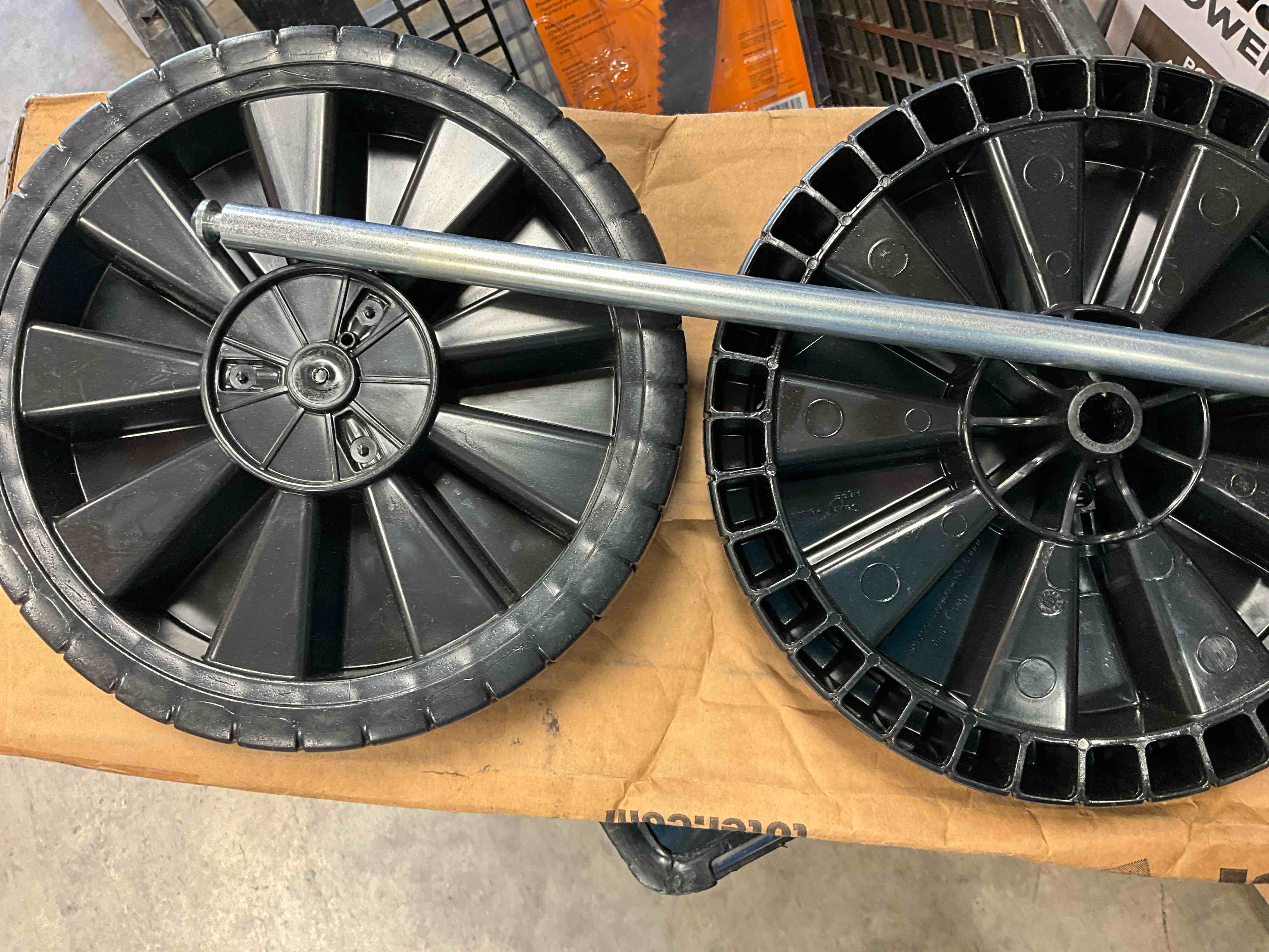 Condition photo showing New/Like New for Toter Replacement Wheel Kit for a 96-gallon two-wheel trash can