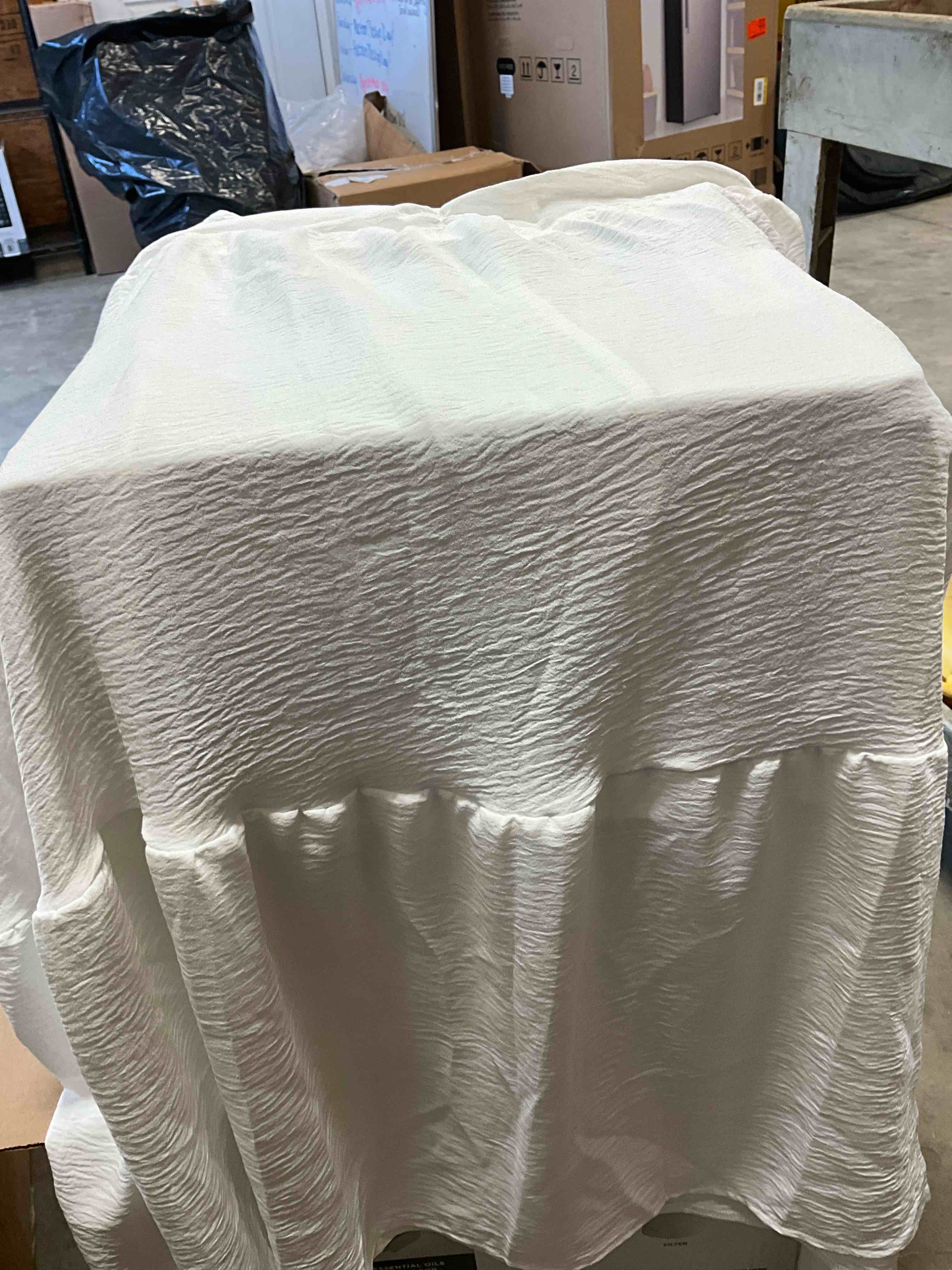Condition photo showing Good Condition for m/l. shenhe women's summer low rise maxi skirt high slit ruffle hem flowy boho long skirt