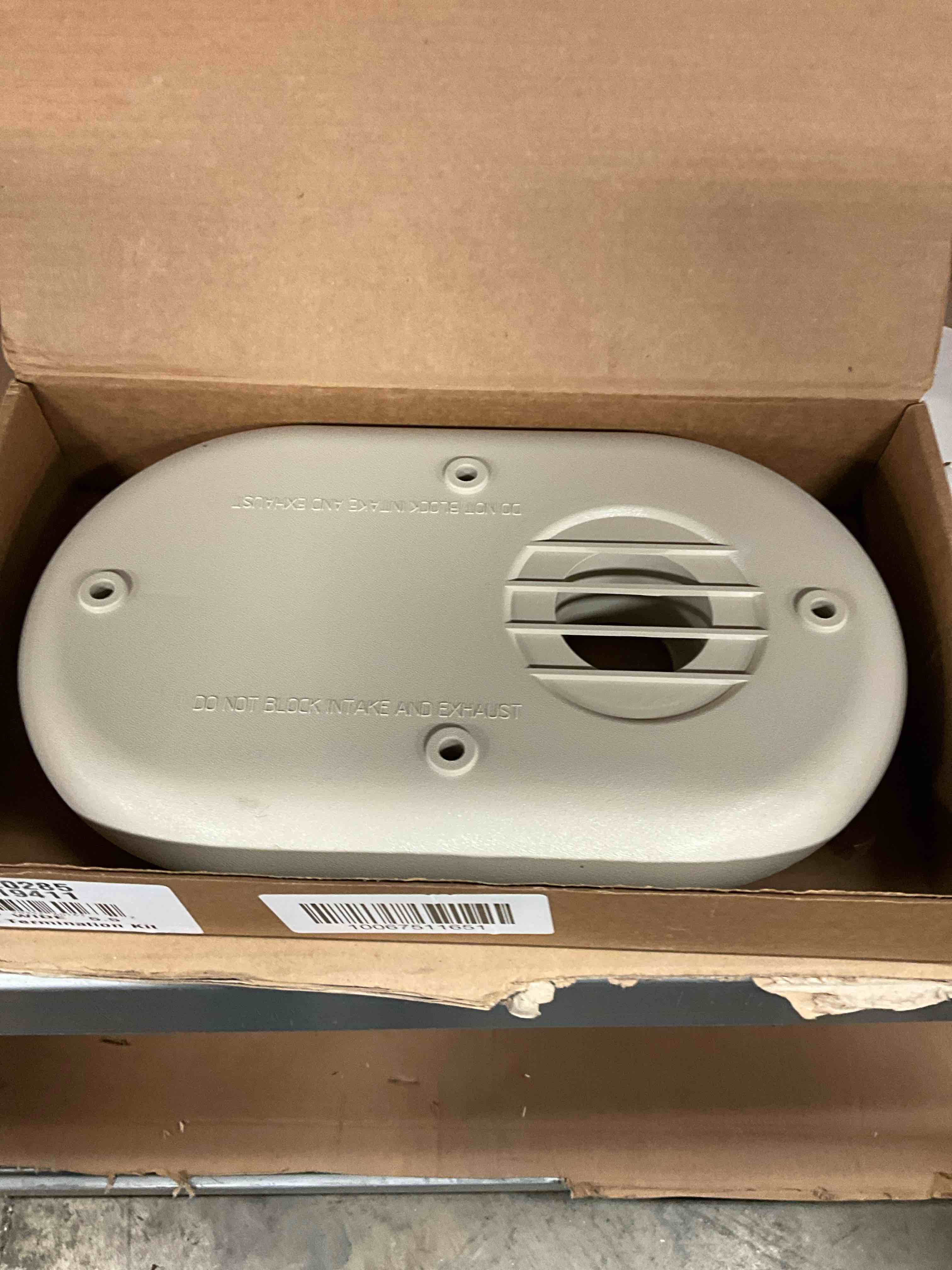 Condition photo showing New/Like New for rheem 2 in. horizontal vent termination kit for high efficiency tankless gas water heaters