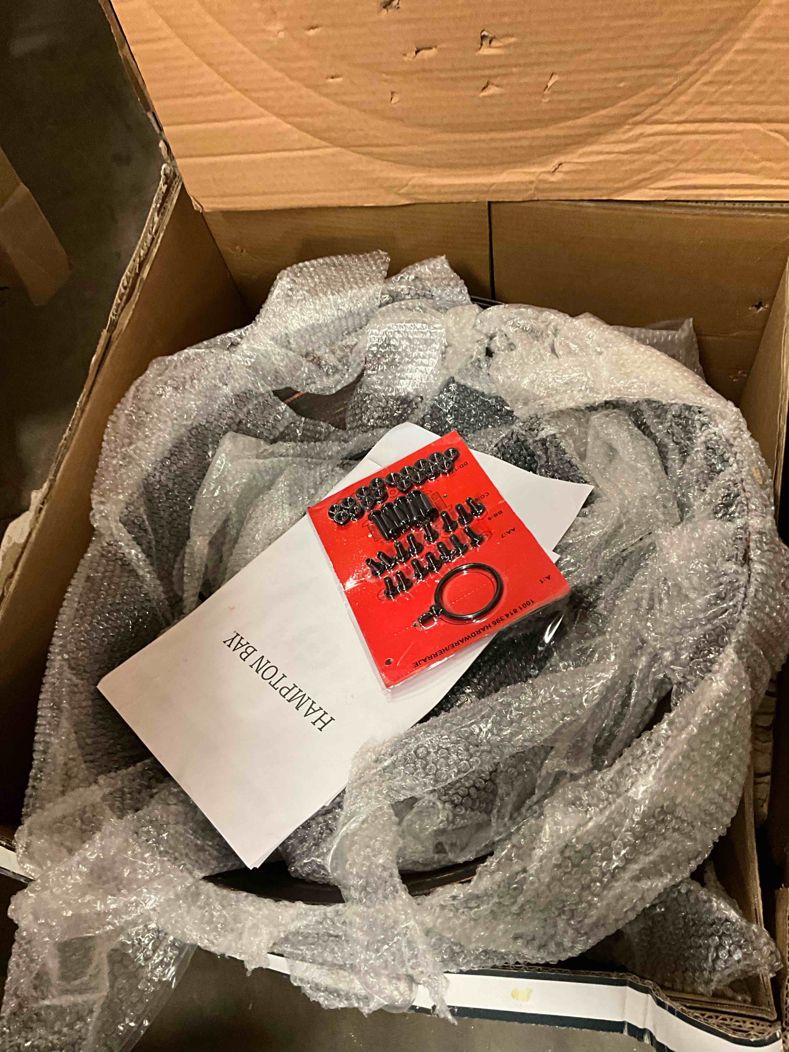 Condition photo showing Good Condition for hampton bay 55 in outside chiminea