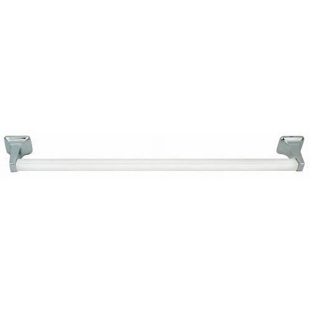 missing mounting hardware. franklin brass futura 24 in. wall mount towel bar bath hardware accessory in polished chrome