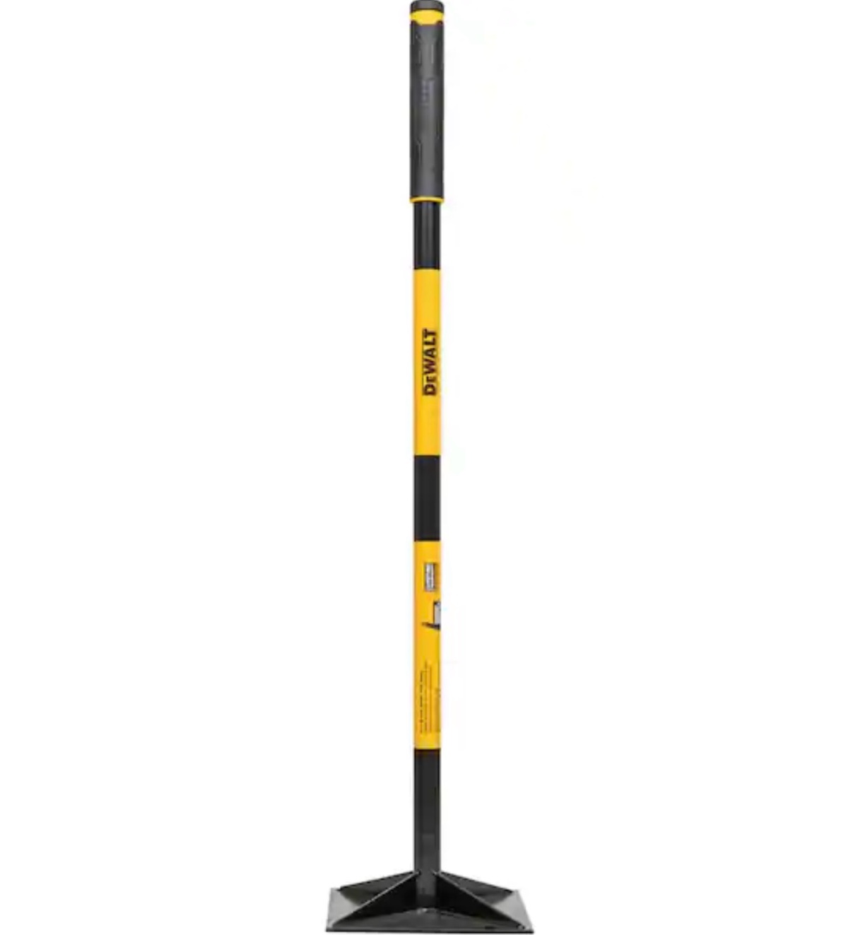 44.88 in. Black Steel Tamper