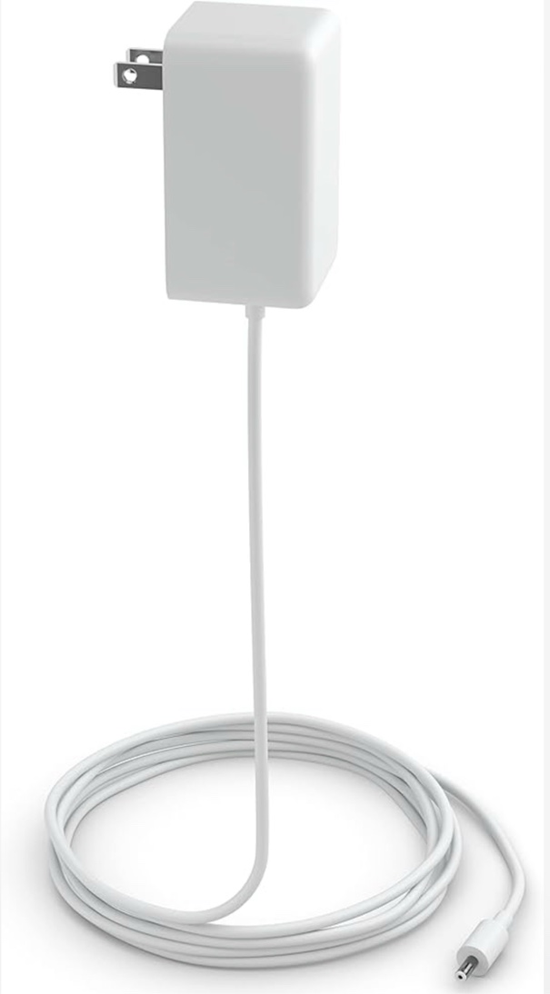amazon echo power adapter 22w chalk: echo show 5 (3rd gen)