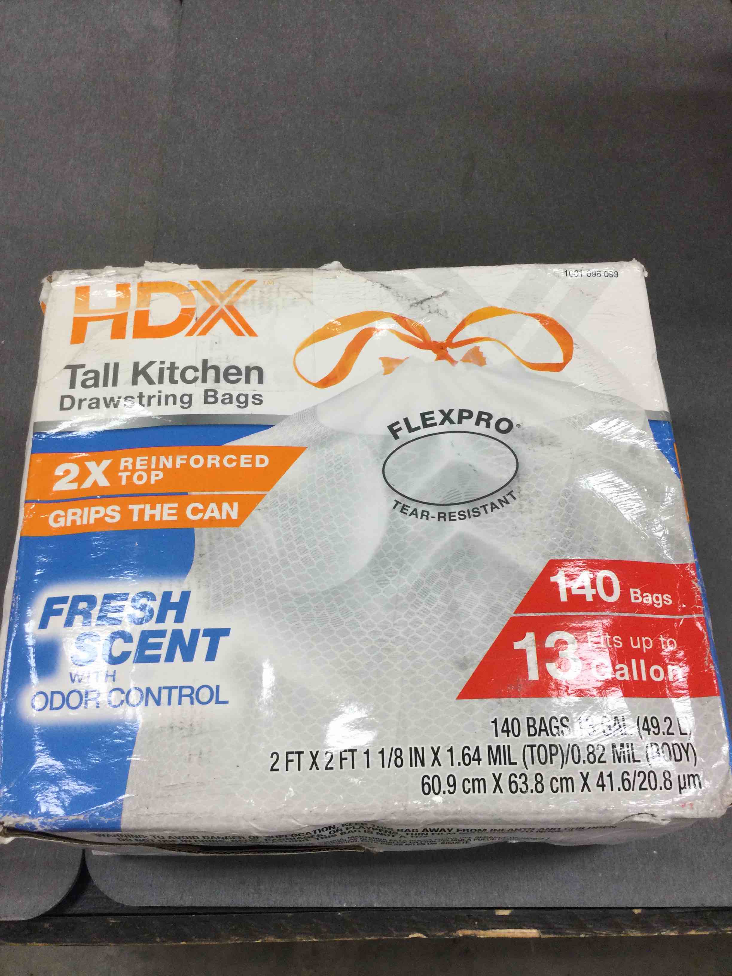 FlexPro 13 Gallon Fresh Scent Kitchen Trash Bag (140-Count)