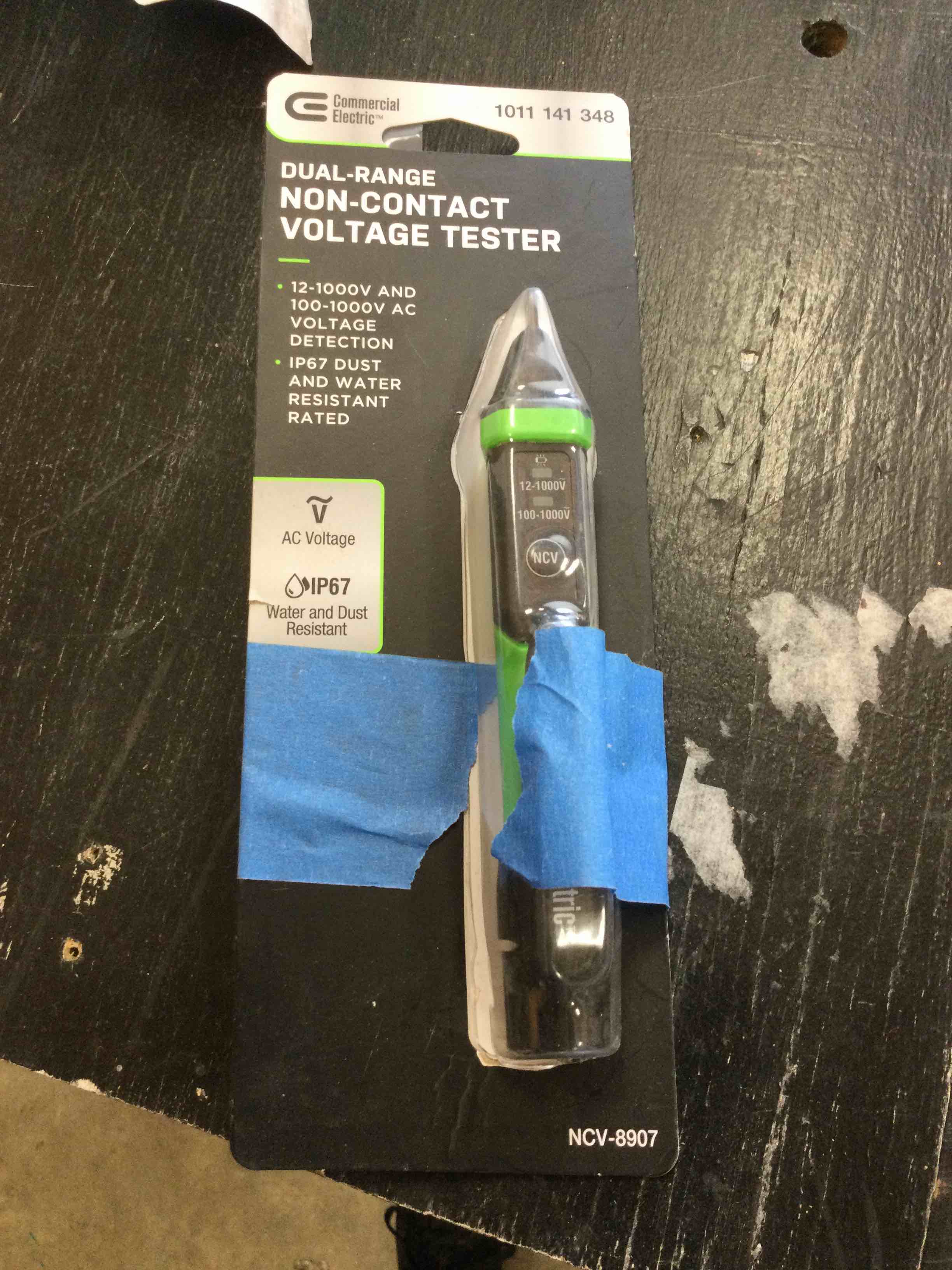 Digital Dual Range Non Contact Voltage Tester, 12-1000V AC