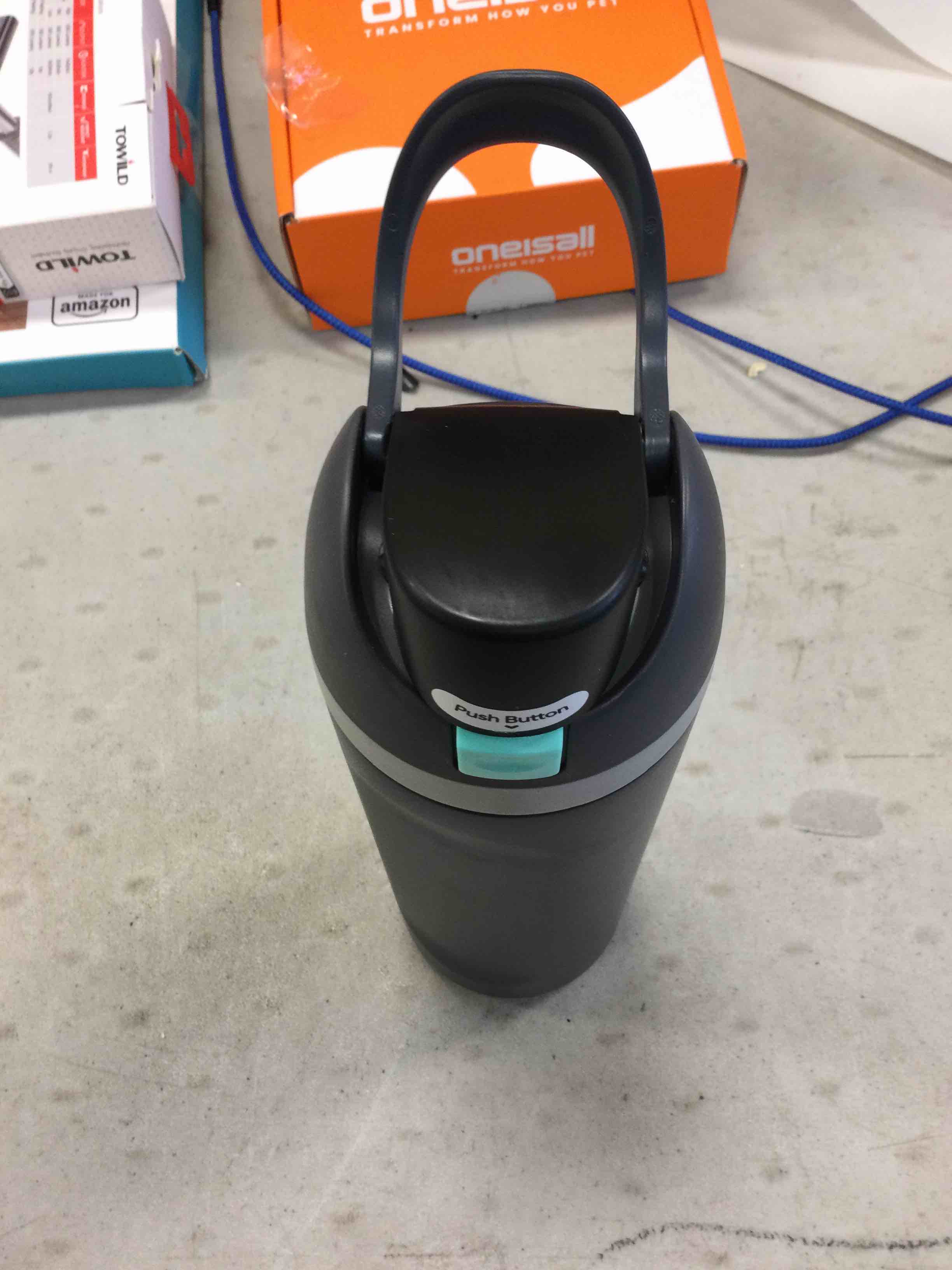 Owala FreeSip Insulated Stainless Steel Water Bottle with Straw for Sports, Travel, and School BPA-Free Sports Water Bottle, 24 oz, Foggy Tide 24 Ounces Foggy Tide