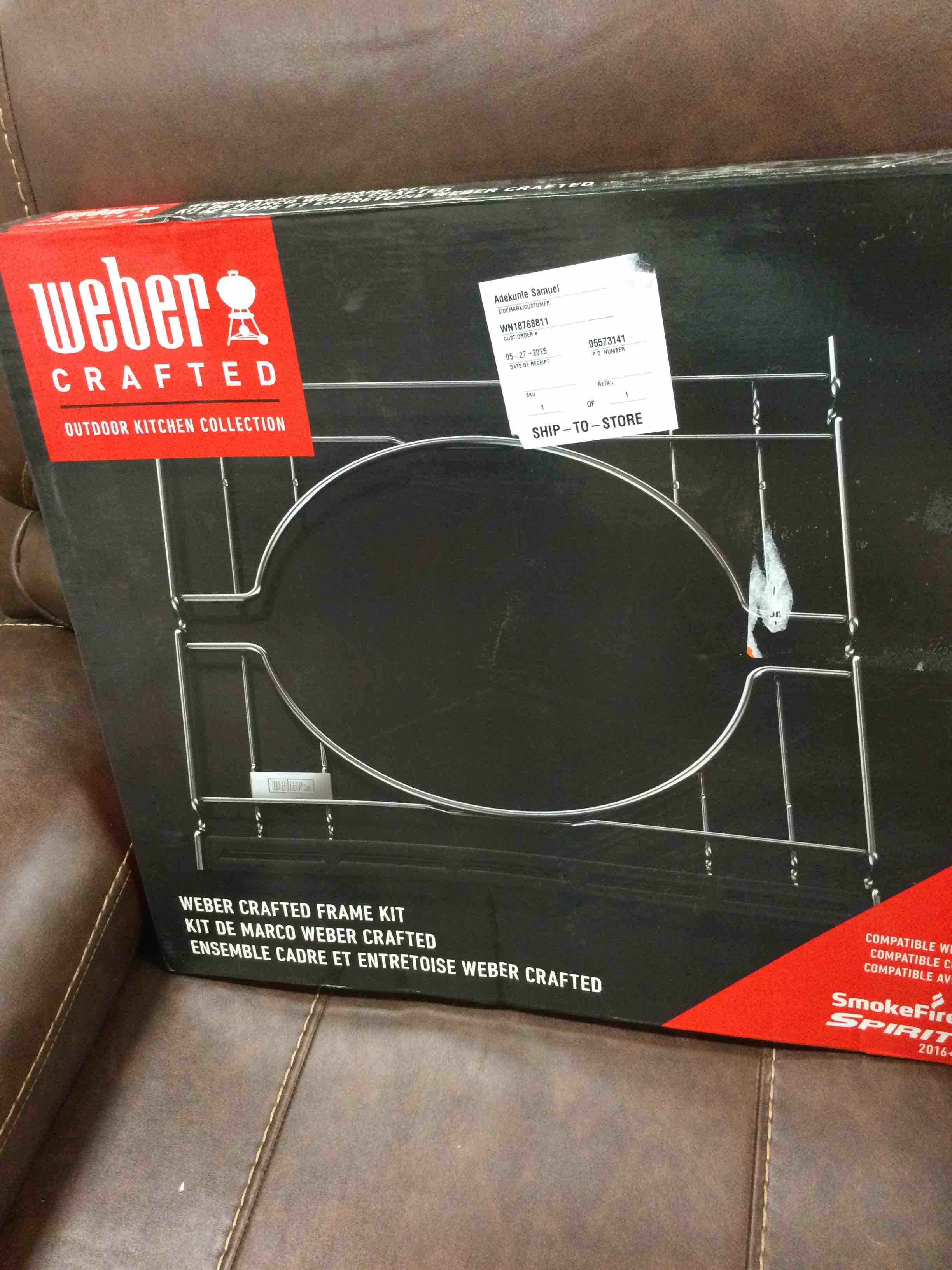 Weber Crafted Genesis Frame Kit