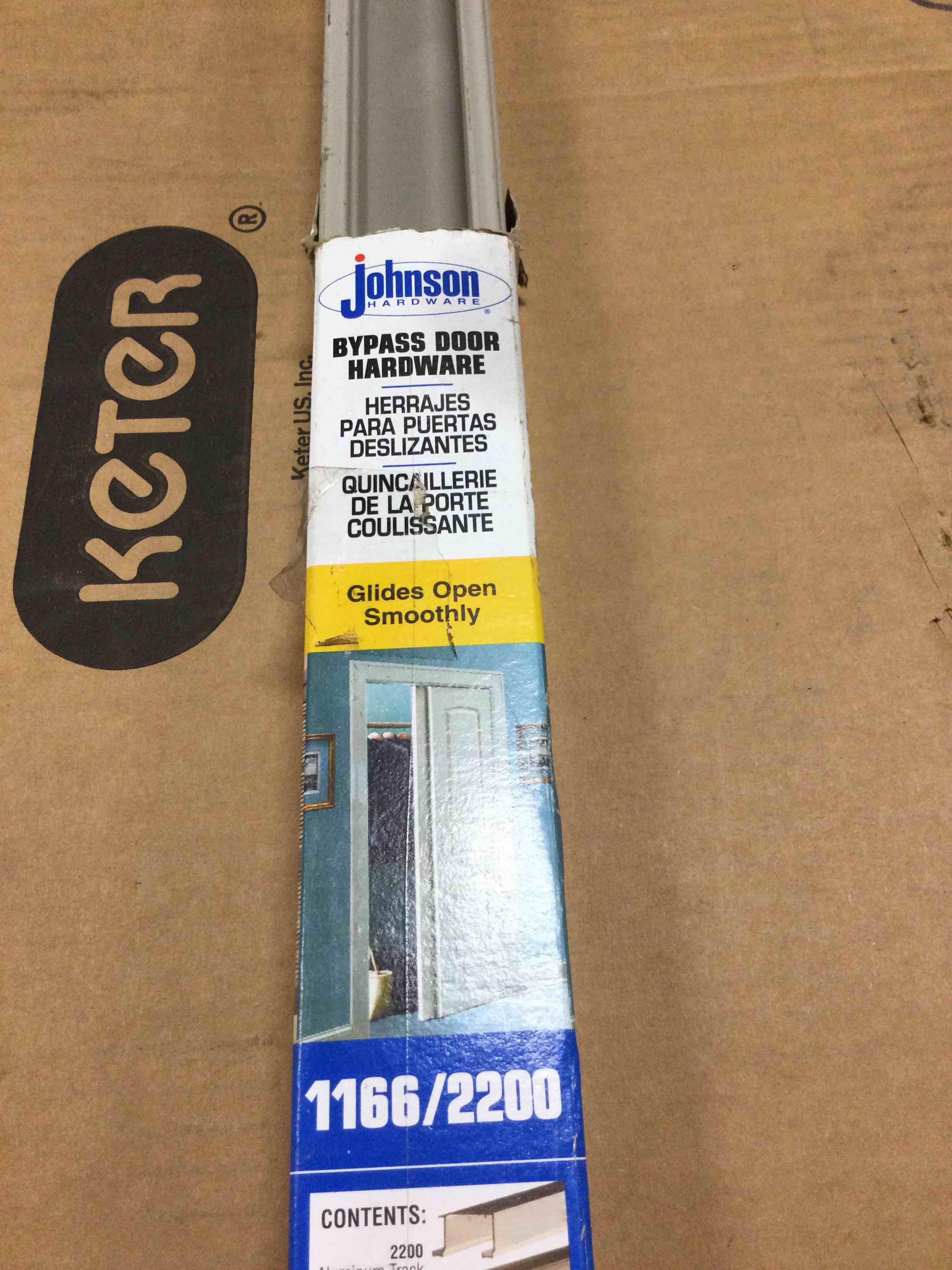 Johnson Bypass Door Hardware 1166/2200