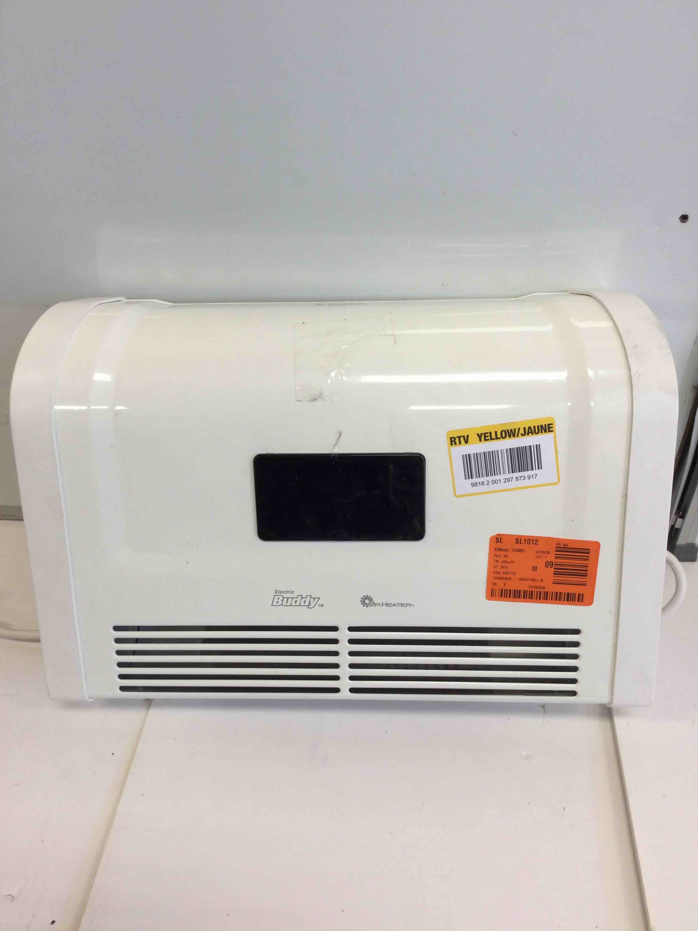 Mr. Heater 1,500-Watt Wall Mount Smart Home Indoor Electric Heater