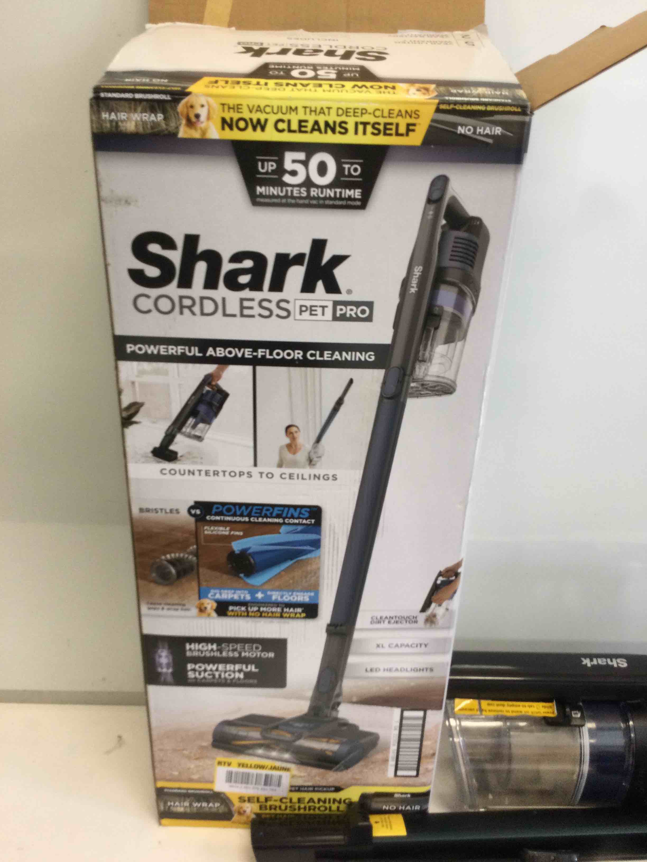 Shark Pet Pro Cordless Stick Vacuum Cleaner IZ142HD