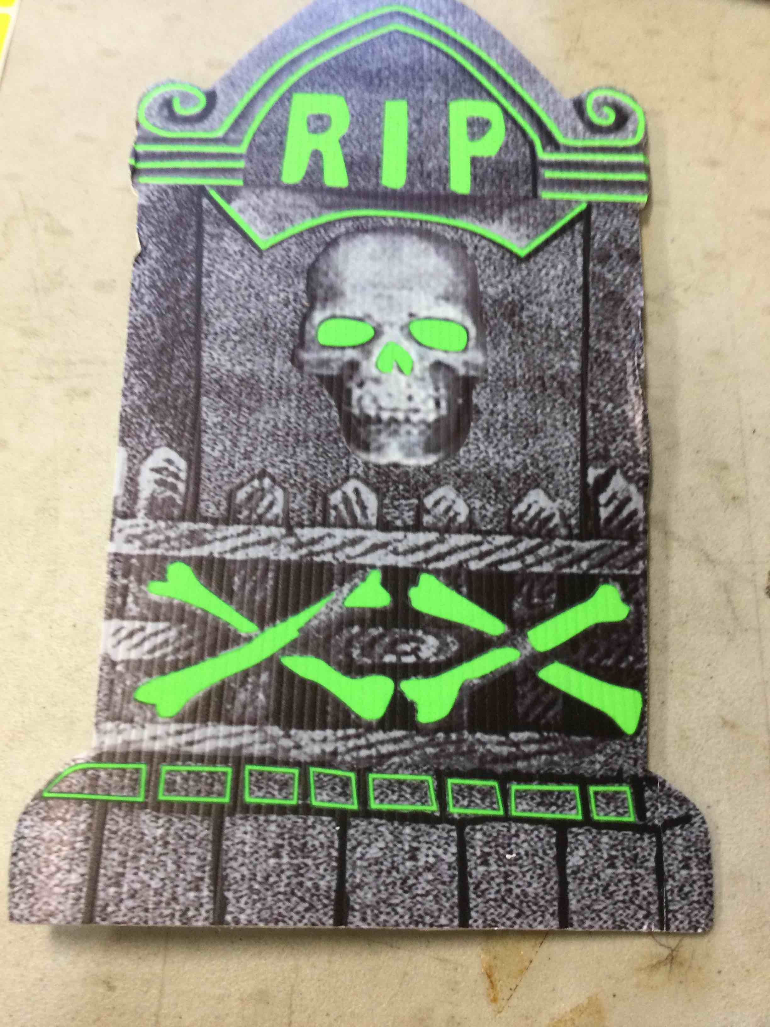 rip tombstone Halloween decoration