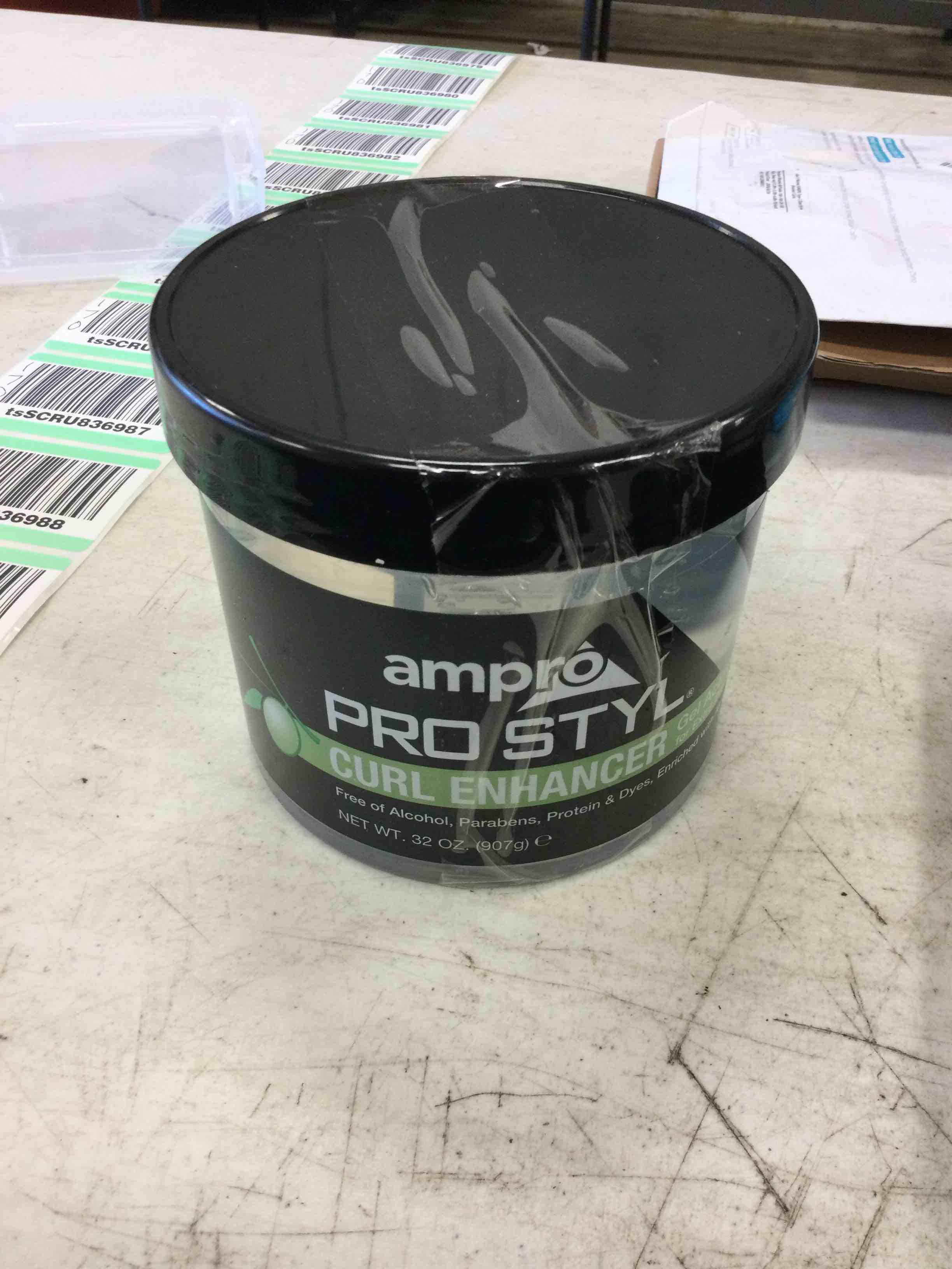 AmPro Pro Styl Curl Enhancer - Gel Activator with Olive Oil to Moisturize and Define Coils and Waves - Helps Protect and Hydrate Hair Shaft - Tames and Adds Shine to Tresses - Extra - 10 oz