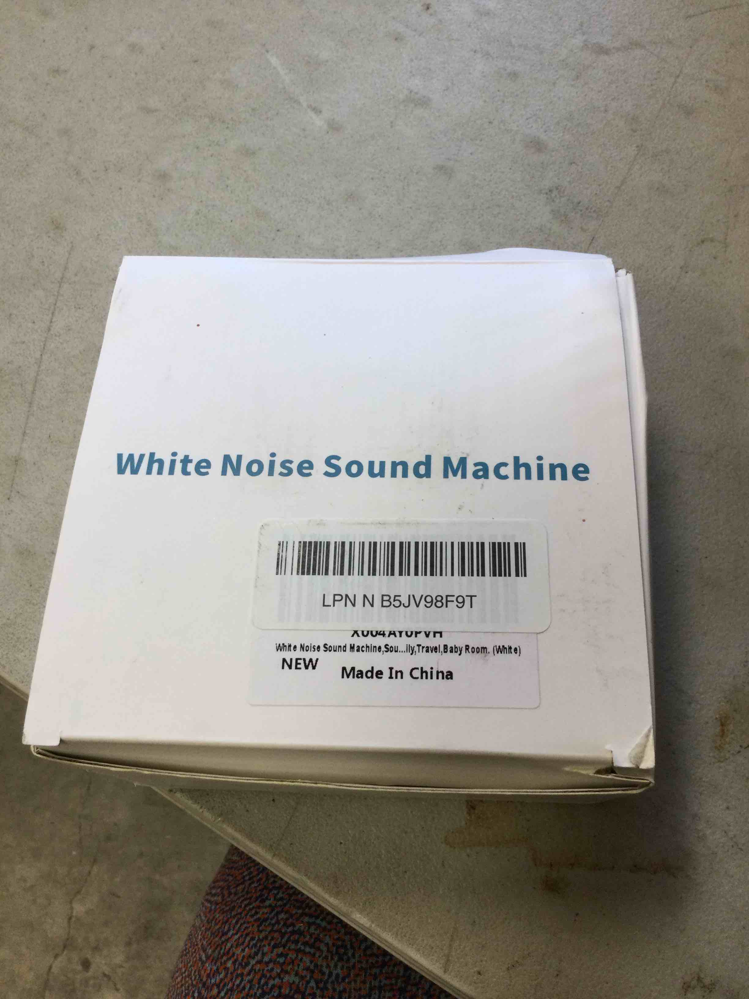 White Noise Sound Machine with 25 Soothing Natural Sounds Rechargeable Battery Portable for Travel 32 Volume Levels 5 Timers Compact Size for Baby Kids Adults Sleeping 